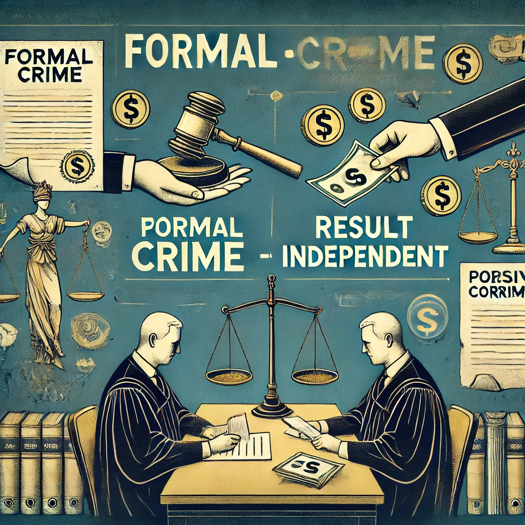 Formalidade e Independência de Resultado no Crime de Corrupção Passiva