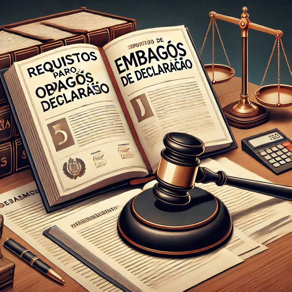 Requisitos para Oposição de Embargos de Declaração