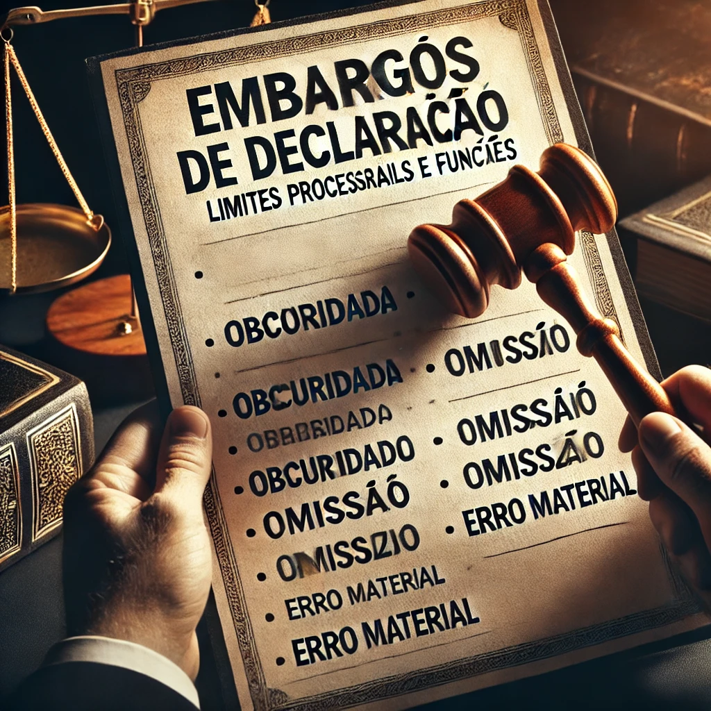 Embargos de Declaração: Limites Processuais e Funções