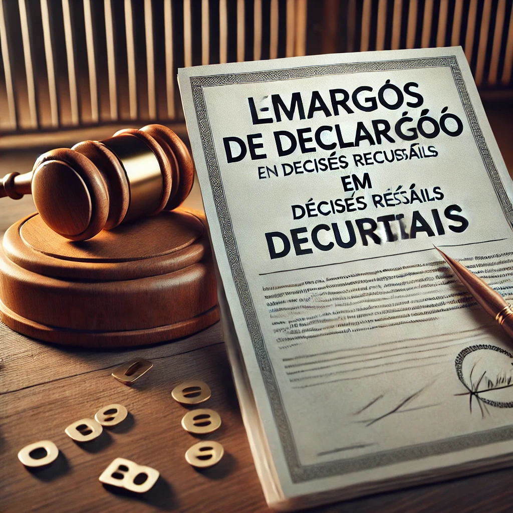 Limites dos Embargos de Declaração em Decisões Recursais