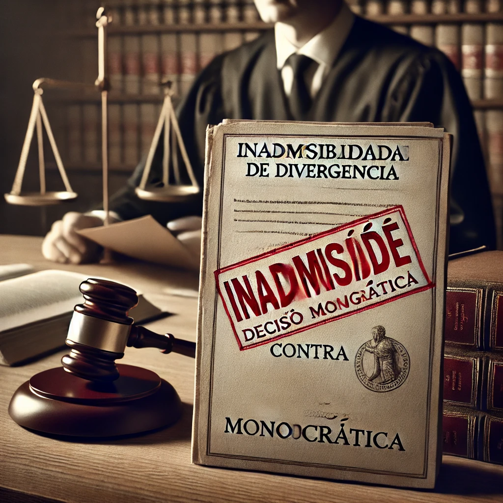 Inadmissibilidade de Embargos de Divergência Contra Decisão Monocrática