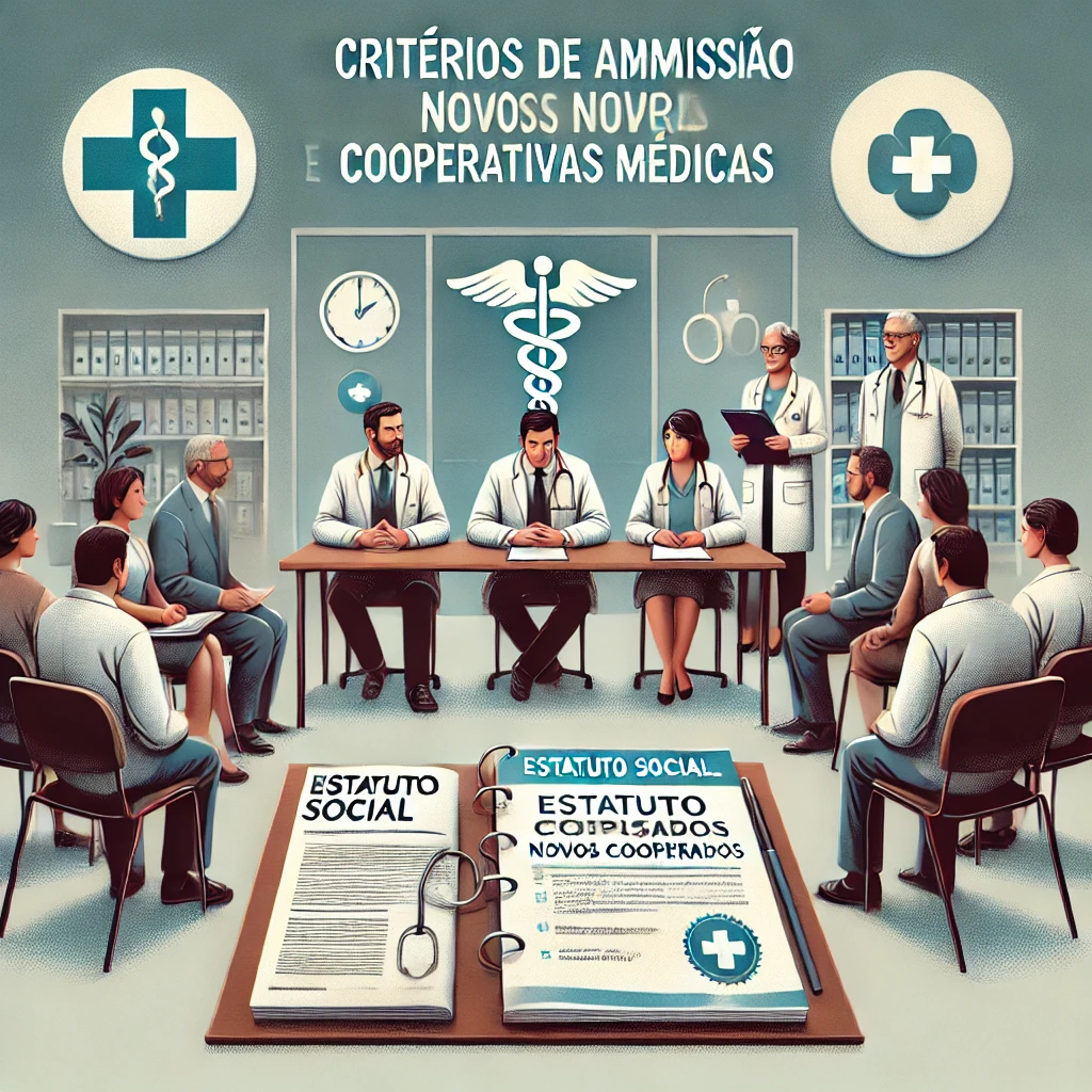 Critérios de admissão de novos cooperados em cooperativas médicas