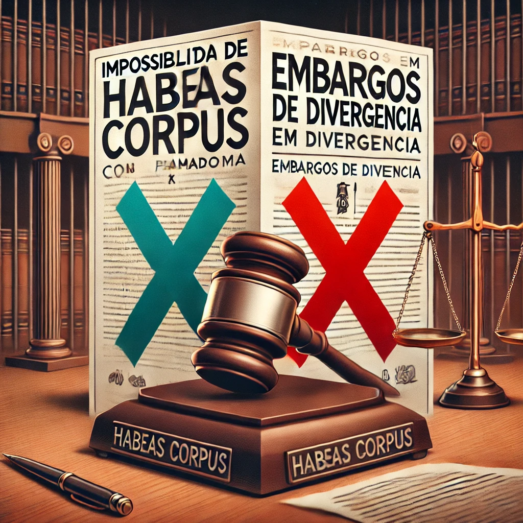 Impossibilidade de Utilização de Habeas Corpus como Paradigma em Embargos de Divergência