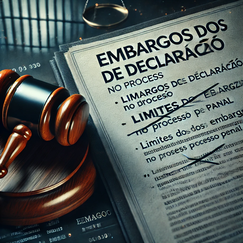 Limites dos embargos de declaração no processo penal