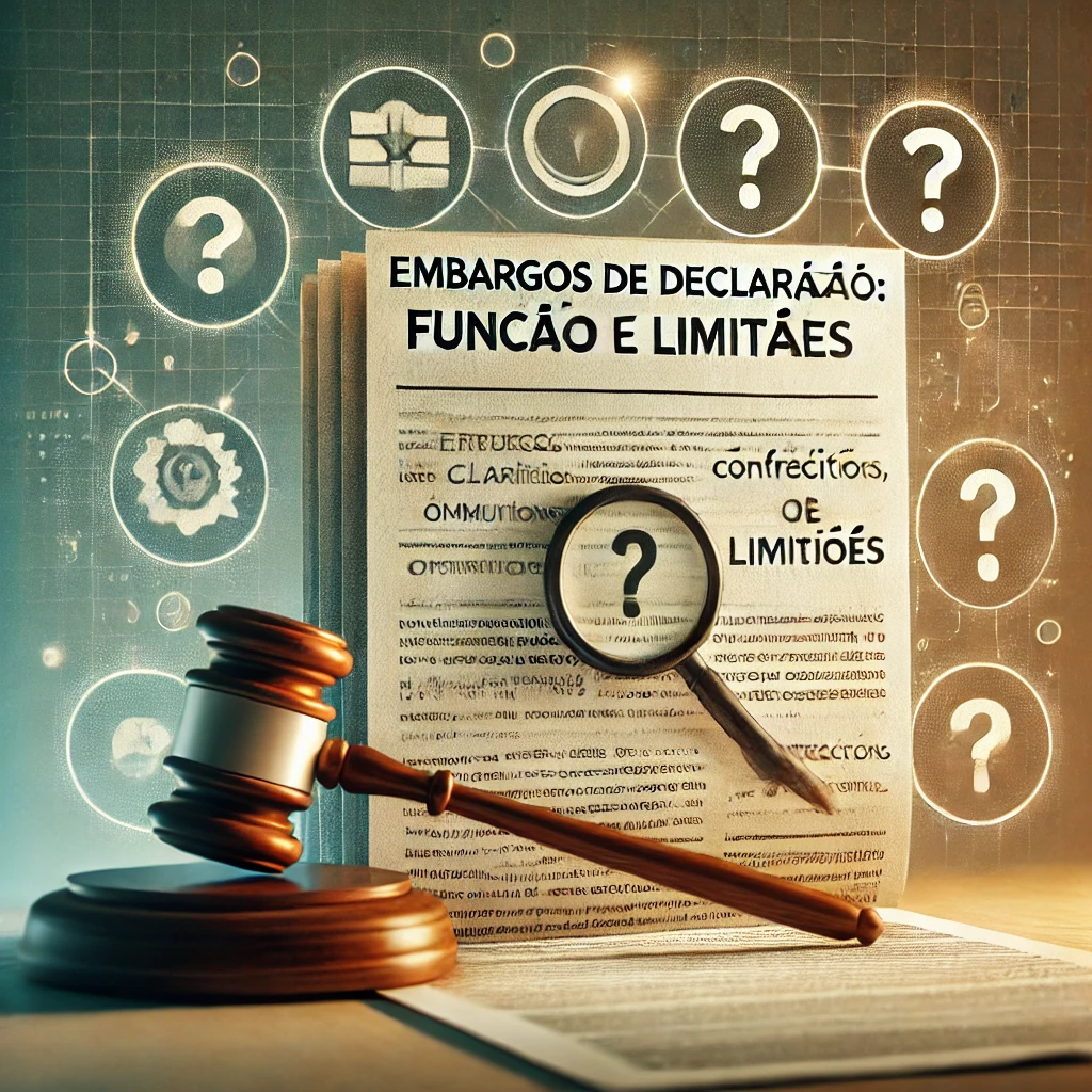 Embargos de Declaração: Função e Limitações