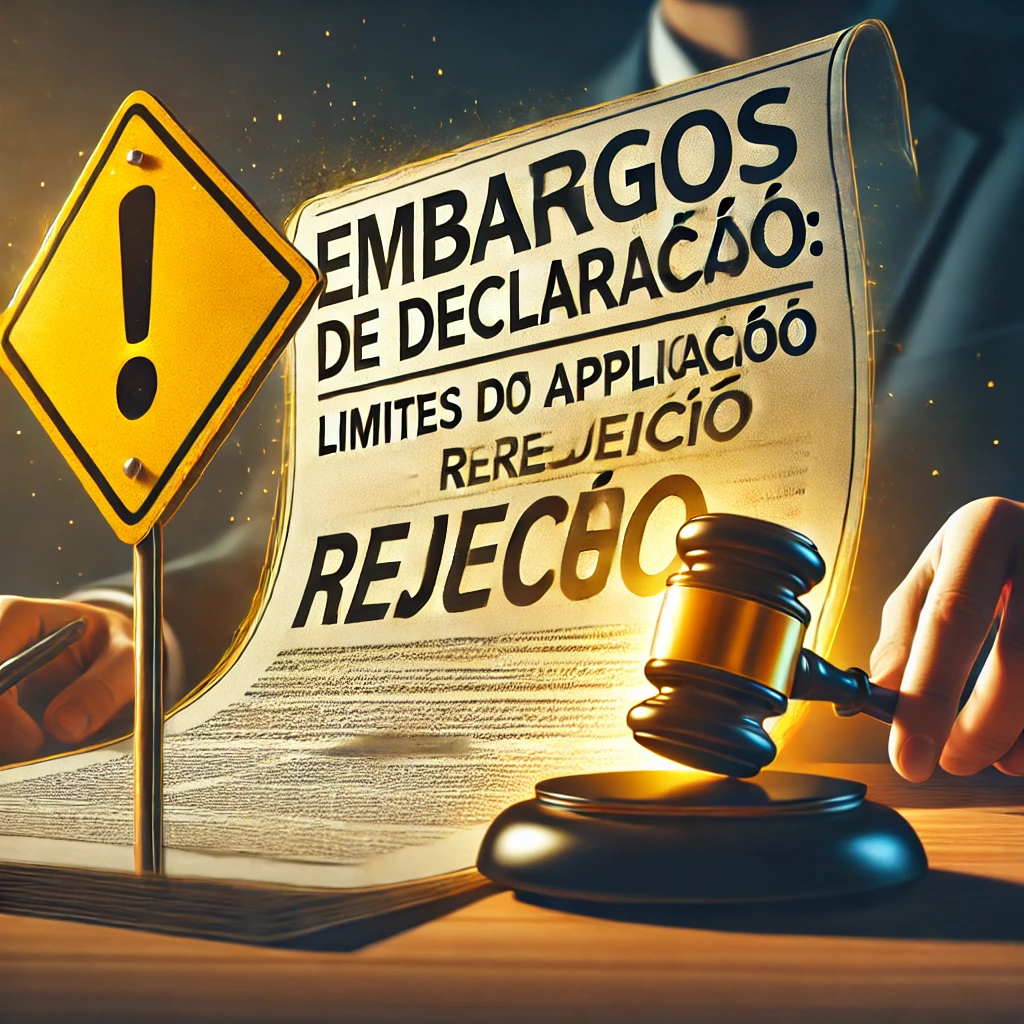 Embargos de Declaração: Limites de Aplicação e Rejeição