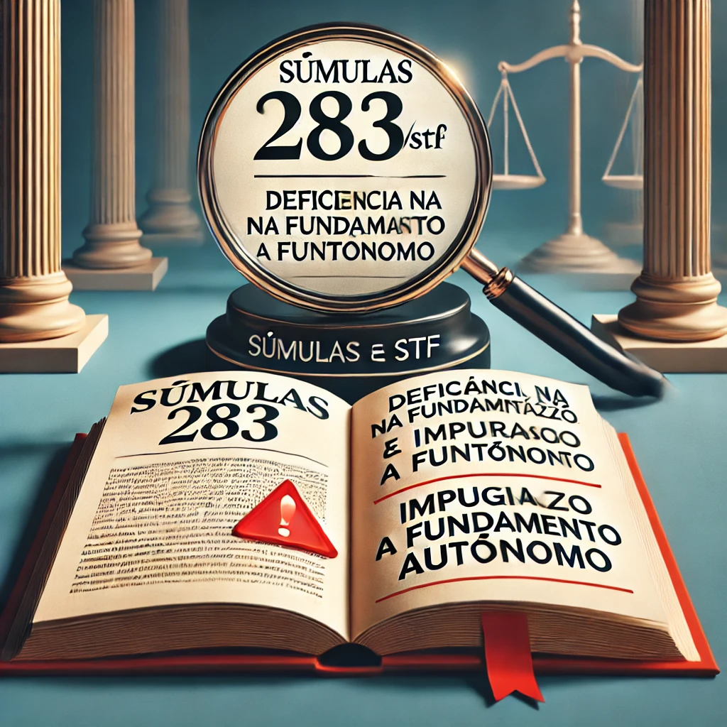 Súmulas 283 e 284/STF: Deficiência na Fundamentação e Impugnação a Fundamento Autônomo