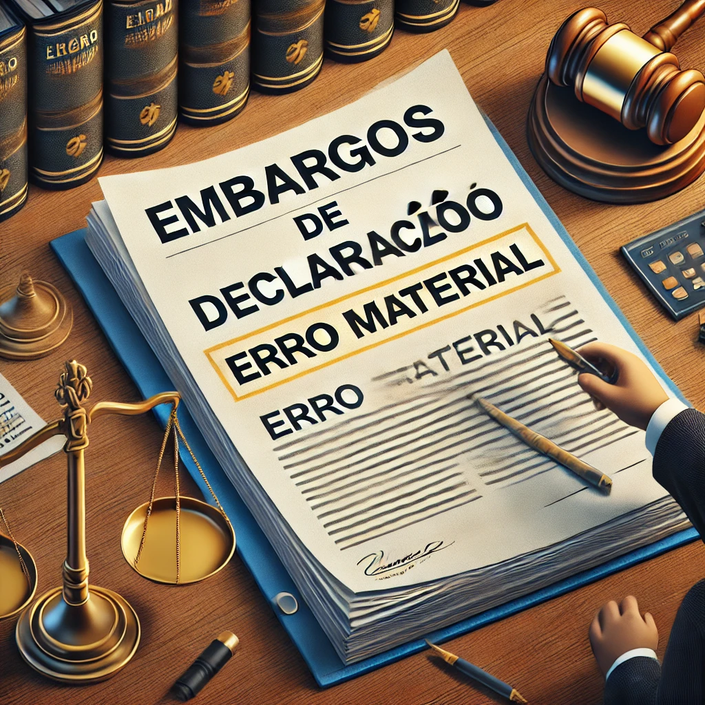 Embargos de Declaração e Erro Material