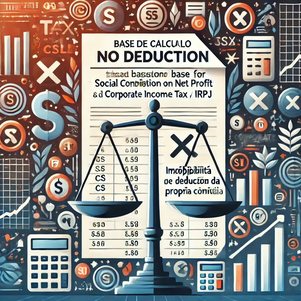 Base de Cálculo da CSLL e do IRPJ: Impossibilidade de Dedução da Própria Contribuição
