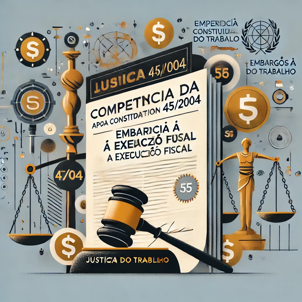 Competência da Justiça do Trabalho após Emenda Constitucional 45/2004 em Embargos à Execução Fiscal