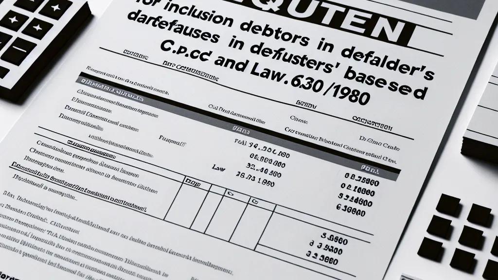 Pedido de Inclusão de Devedores em Cadastros de Inadimplentes em Execução Fiscal com Base no CPC/2015 e Lei 6.830/1980