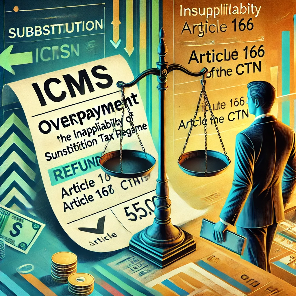 STJ Confirma Inaplicabilidade do Art. 166 do CTN em Restituição de ICMS Pago a Maior no Regime de Substituição Tributária