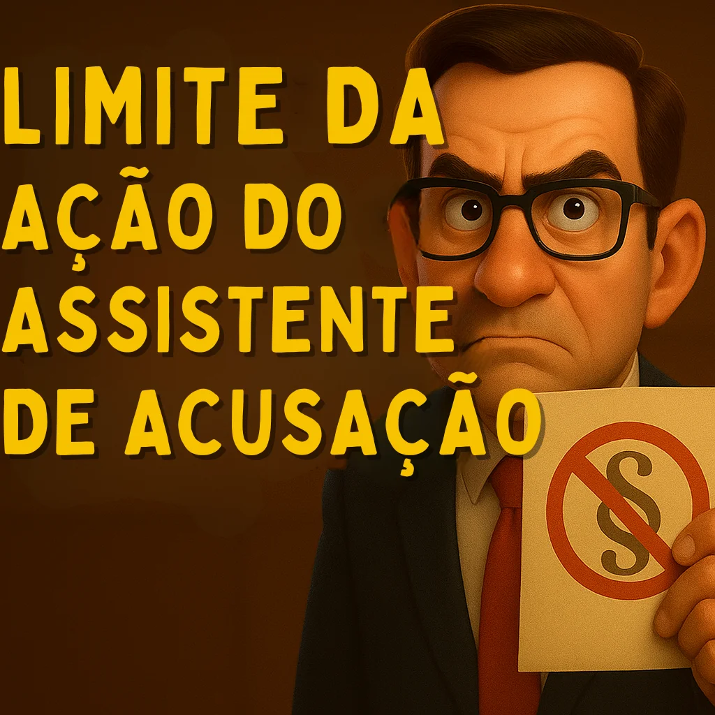 Comentário jurídico sobre acórdão do STJ que delimita limites da atuação do assistente de acusação e veda inovação recursal em ação penal pública conforme CPP e CF