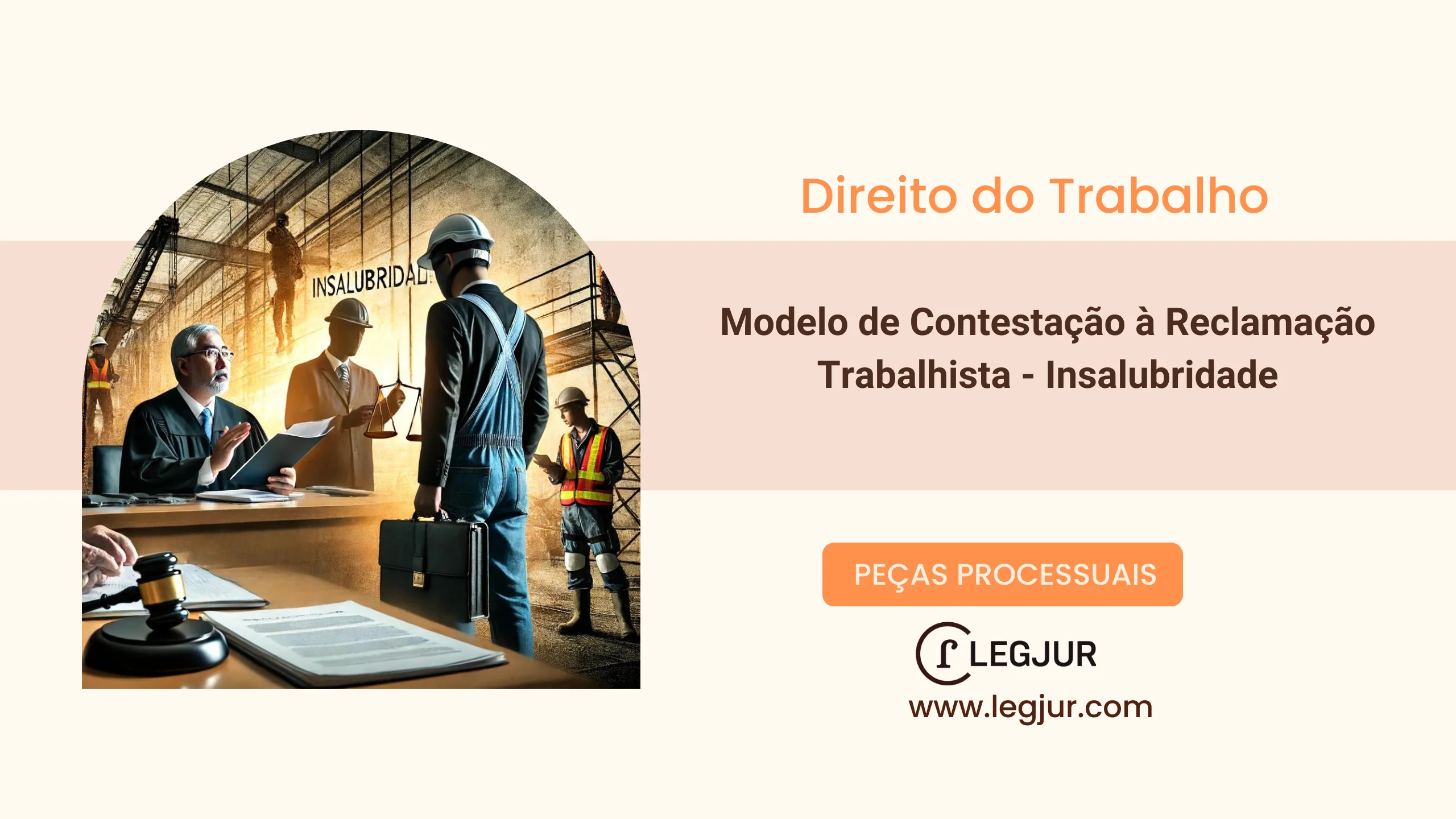 Modelo de Contestação à Reclamação Trabalhista - Insalubridade