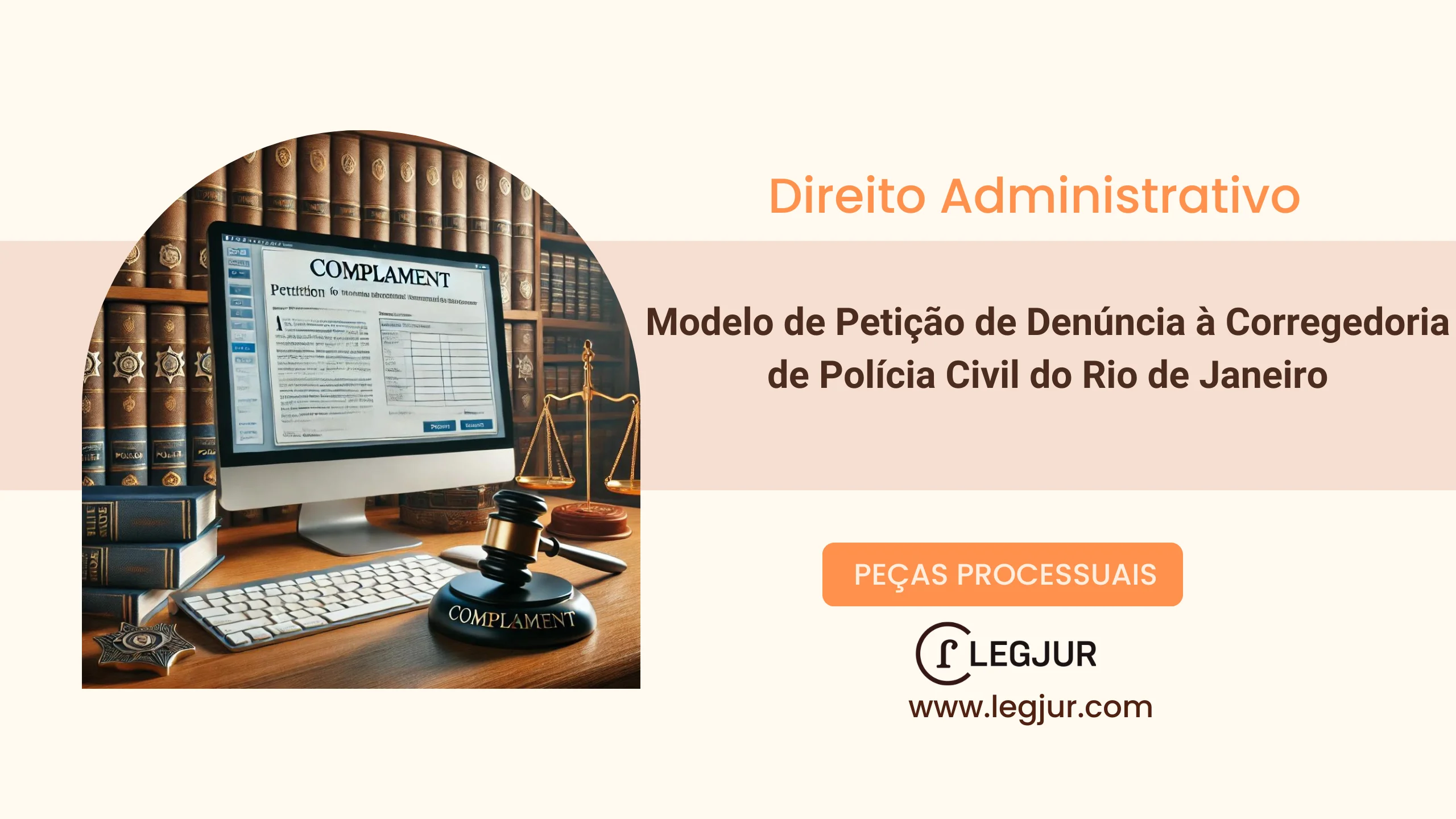Modelo de Petição de Denúncia à Corregedoria de Polícia Civil do Rio de Janeiro