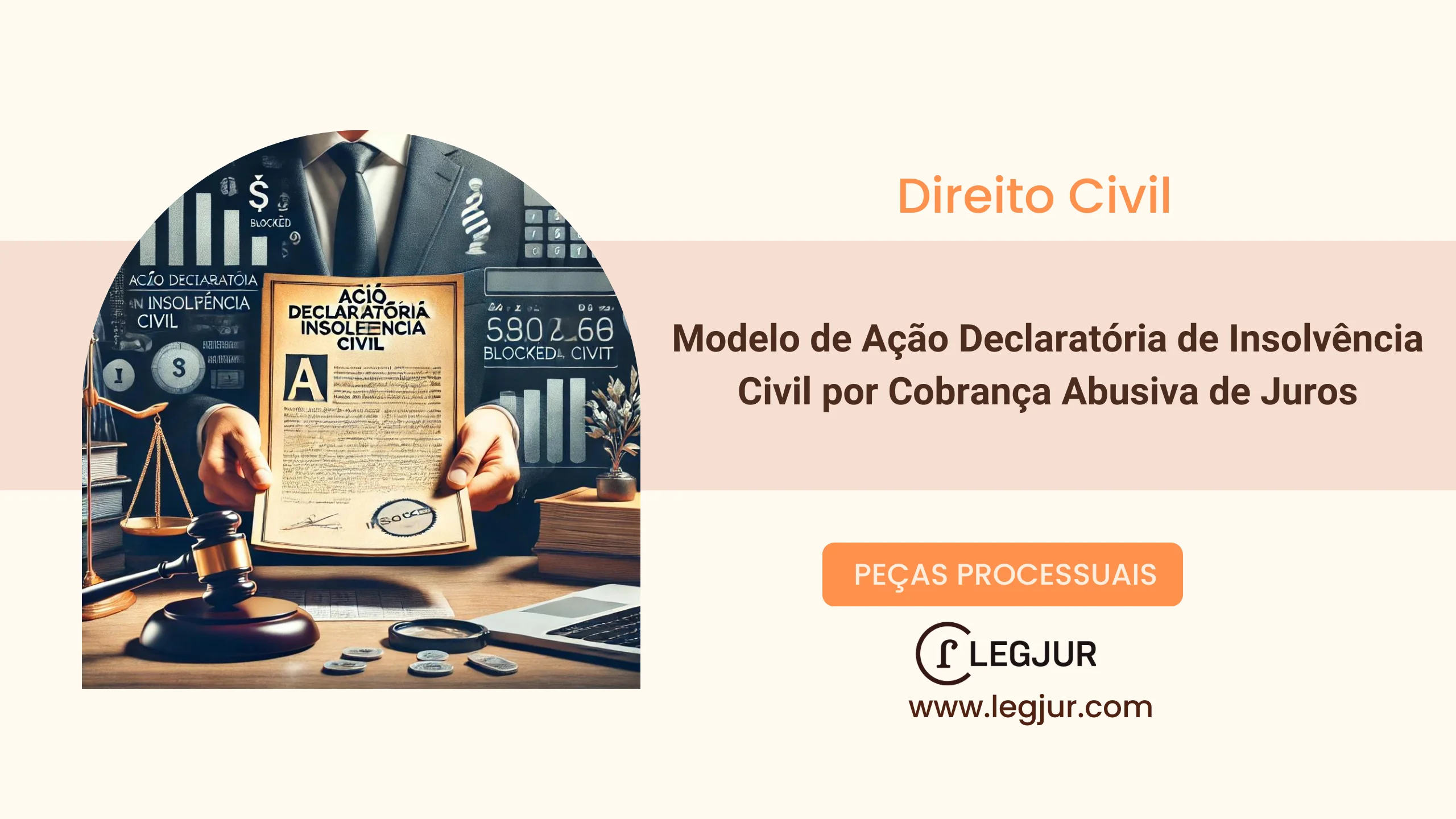 Modelo de Ação Declaratória de Insolvência Civil por Cobrança Abusiva de Juros