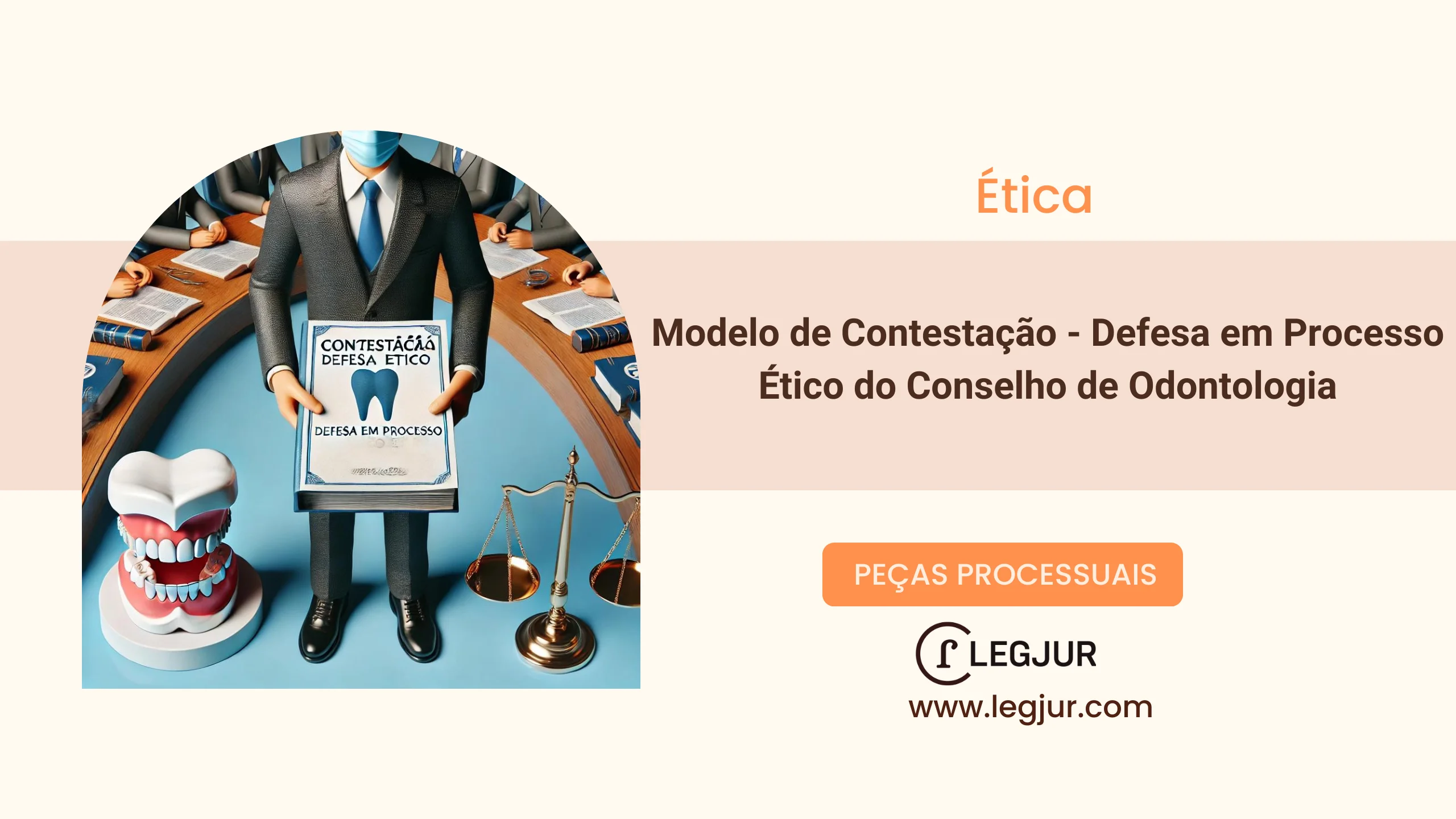 Modelo de Contestação - Defesa em Processo Ético do Conselho de Odontologia