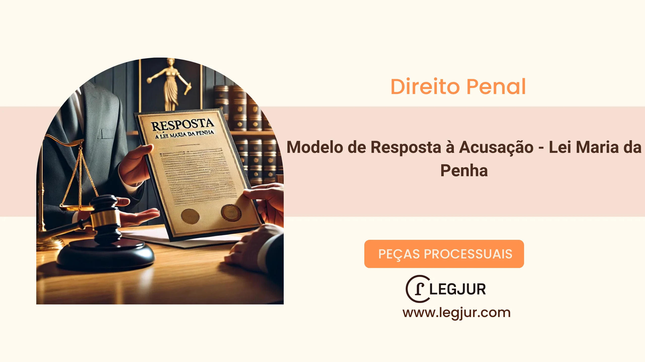 Modelo de Resposta à Acusação - Lei Maria da Penha