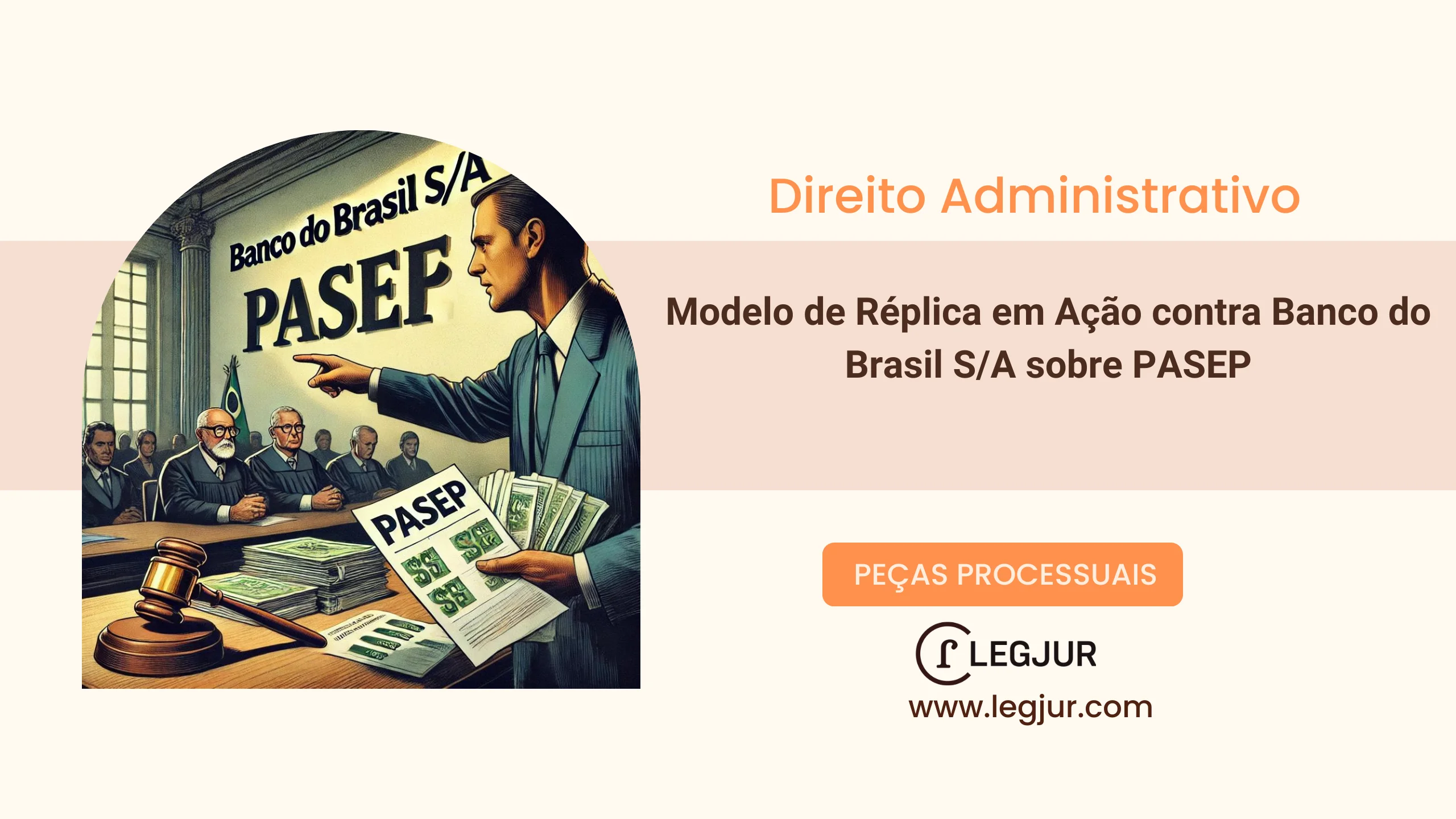 Modelo de Réplica em Ação contra Banco do Brasil S/A sobre PASEP