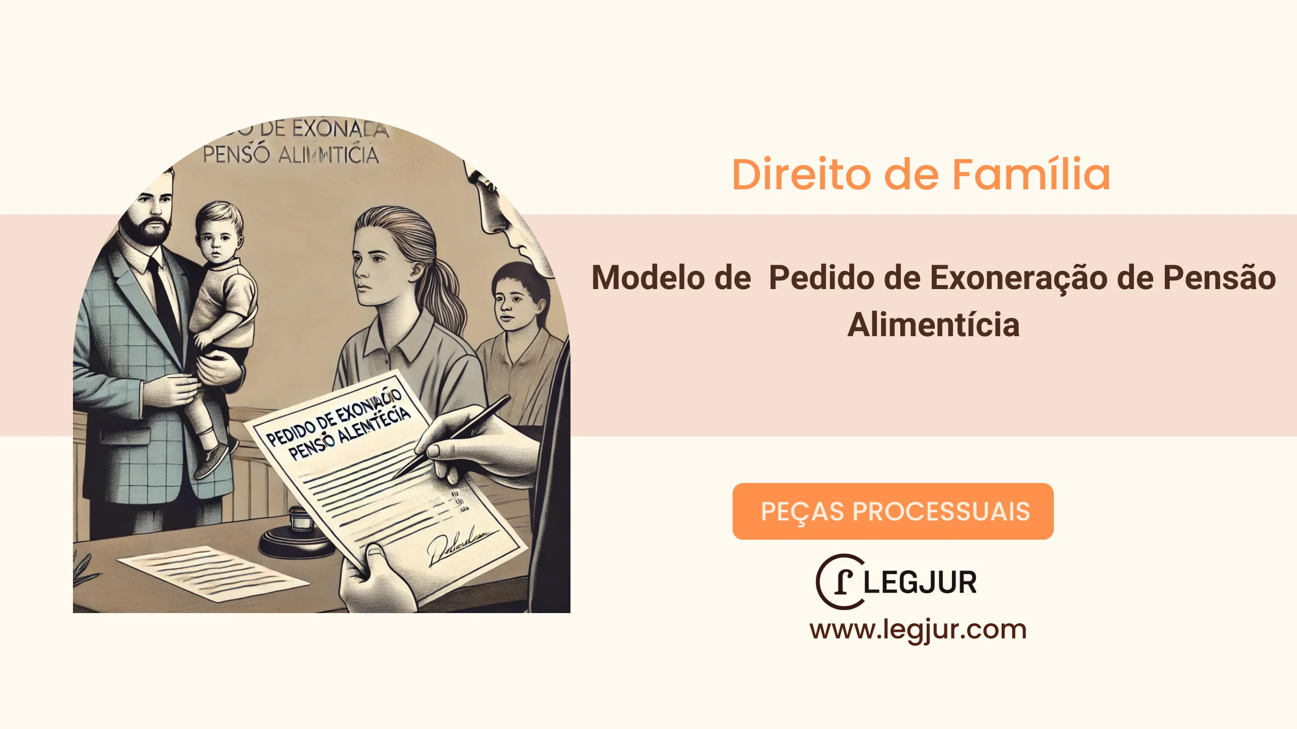 Modelo de Pedido de Exoneração de Pensão Alimentícia