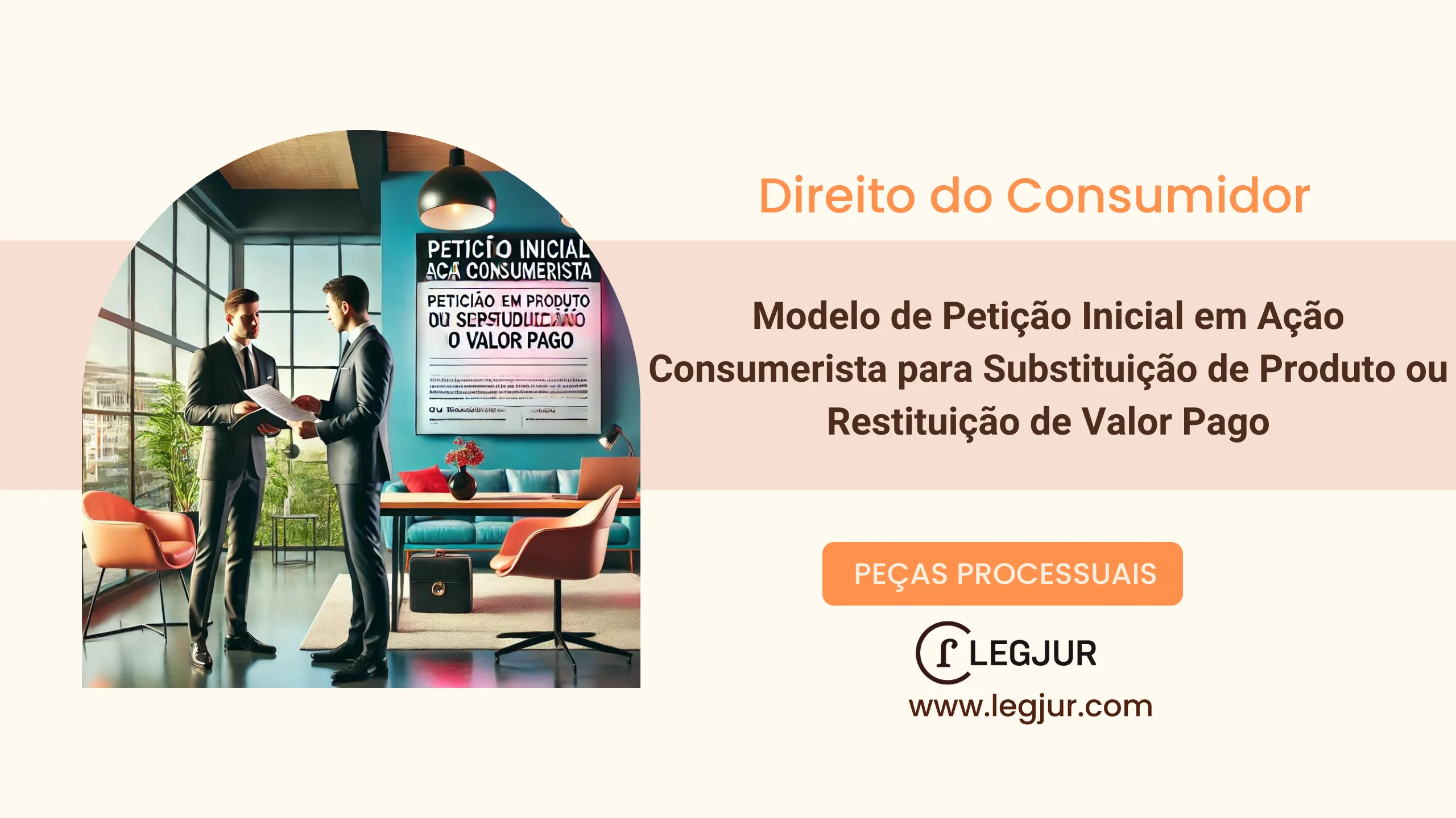 Modelo de Petição Inicial em Ação Consumerista (consumidor) para Substituição de Produto ou Restituição de Valor Pago