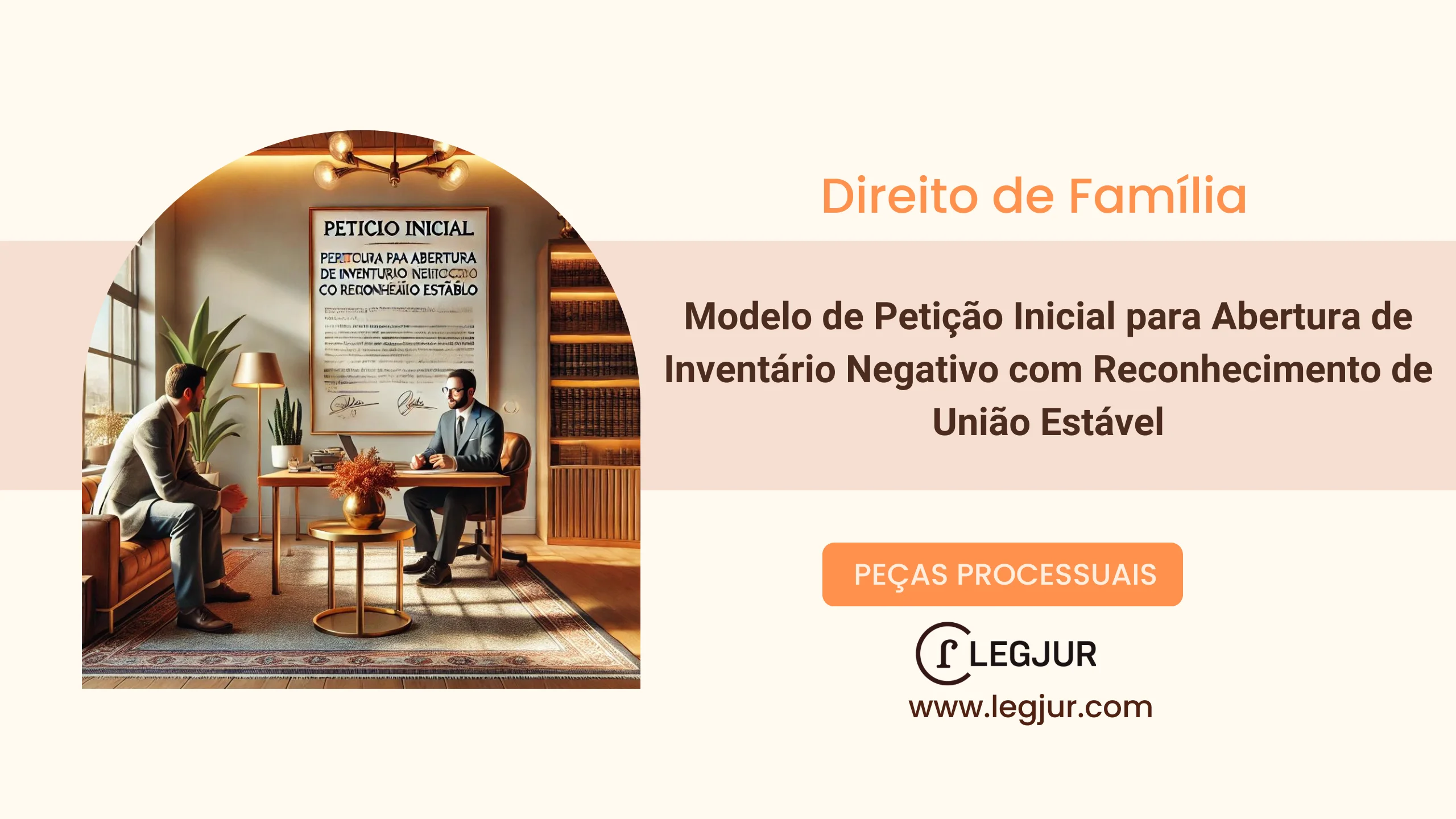 Modelo de Petição Inicial para Abertura de Inventário Negativo com Reconhecimento de União Estável