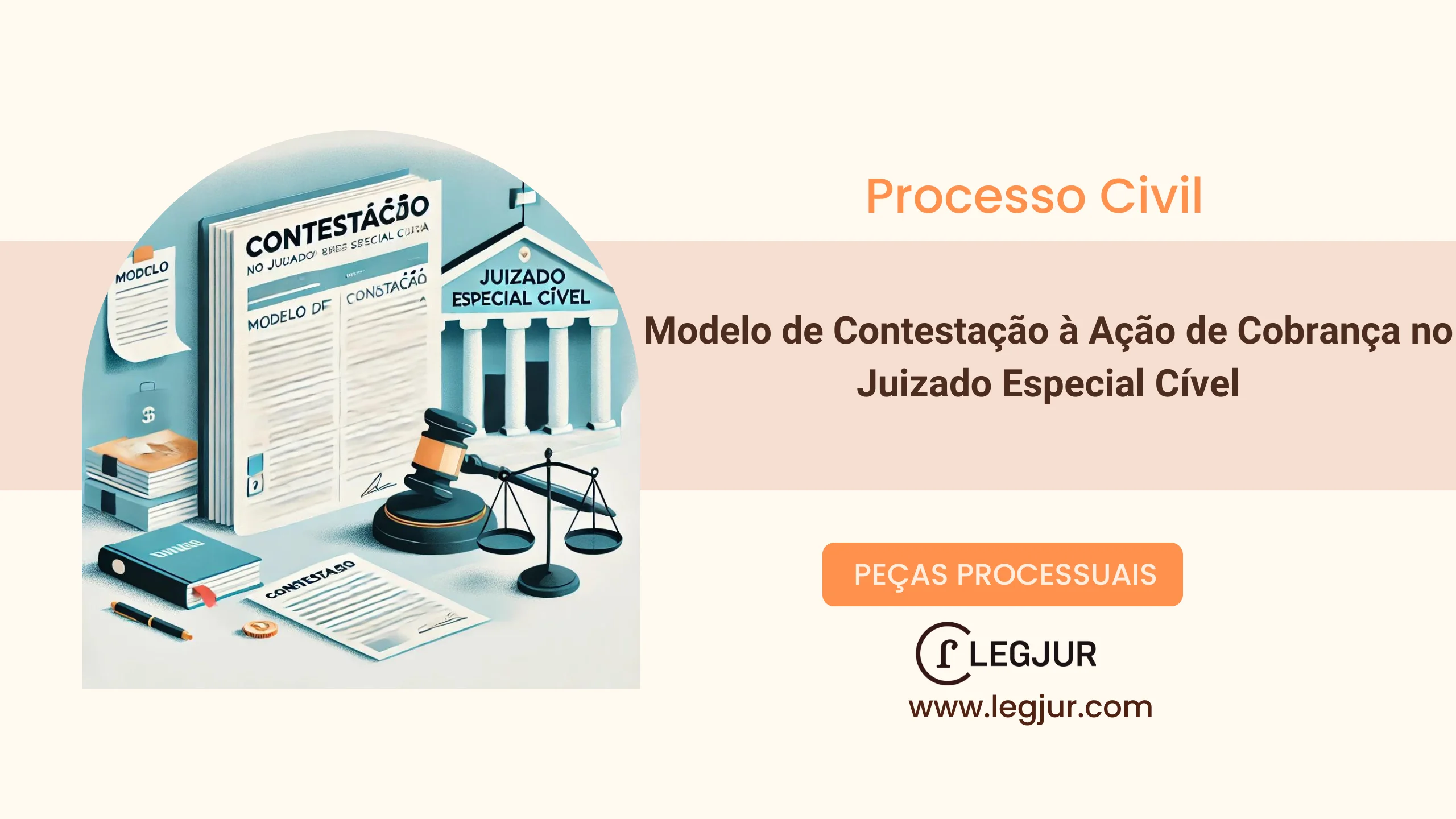 Modelo de Contestação à Ação de Cobrança no Juizado Especial Cível