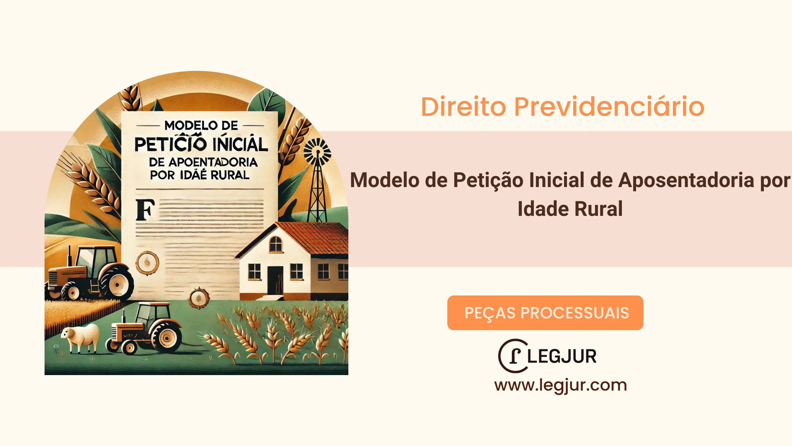 Modelo de Petição Inicial de Aposentadoria por Idade Rural