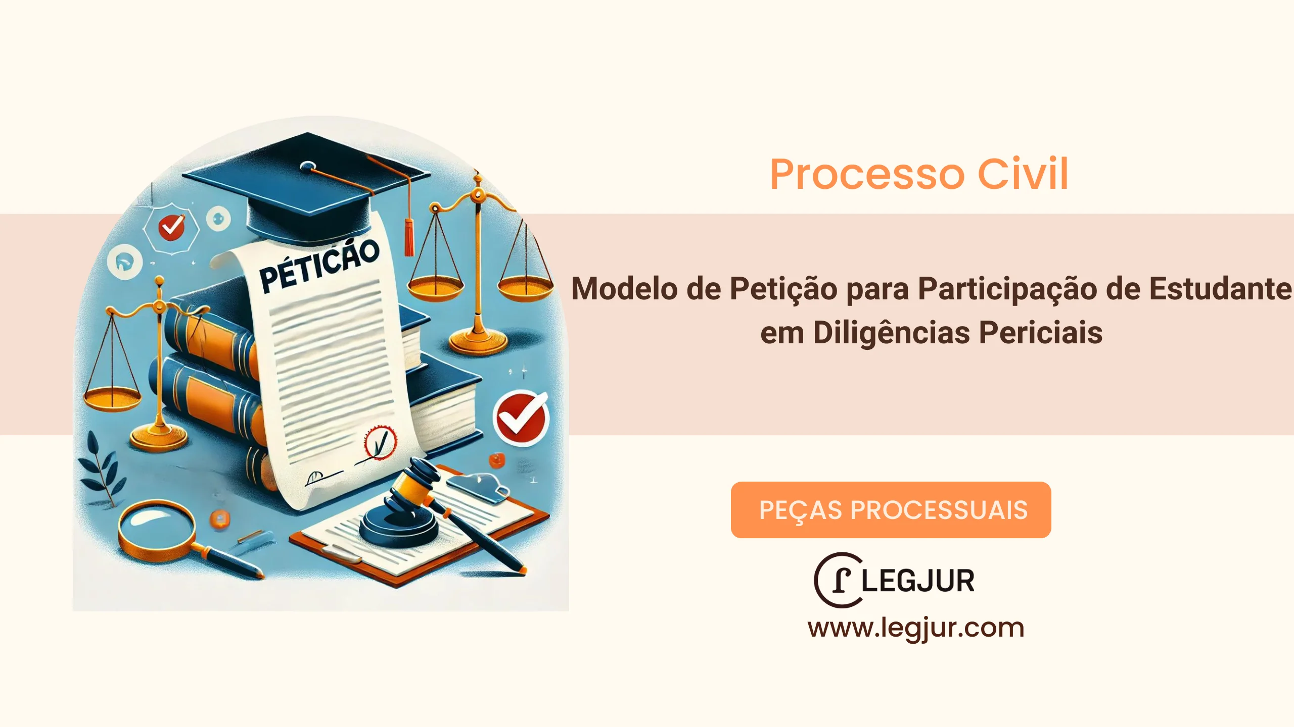 Modelo de Petição para Participação de Estudante em Diligências Periciais