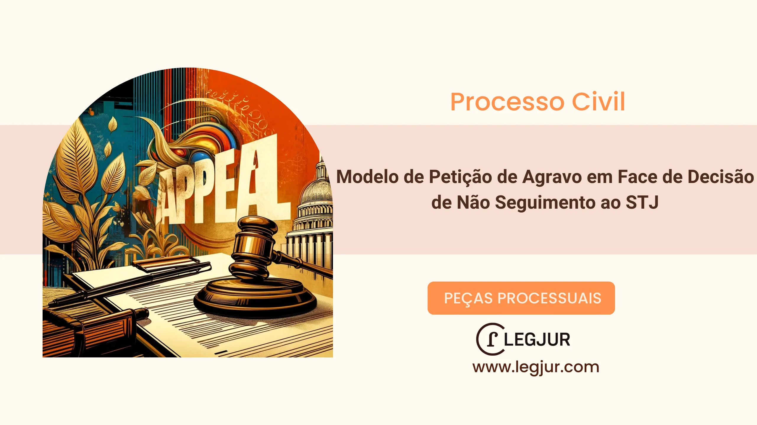 Modelo de Petição de Agravo em Face de Decisão de Não Seguimento ao STJ