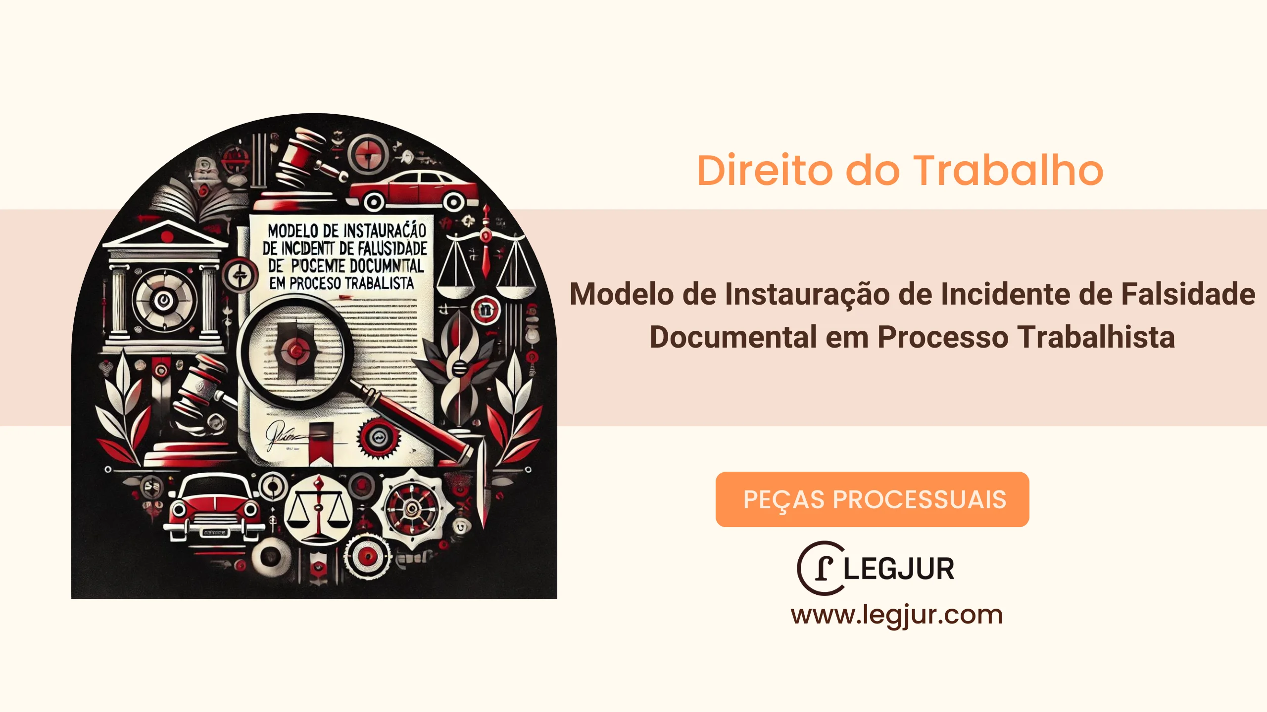 Modelo de Instauração de Incidente de Falsidade Documental em Processo Trabalhista