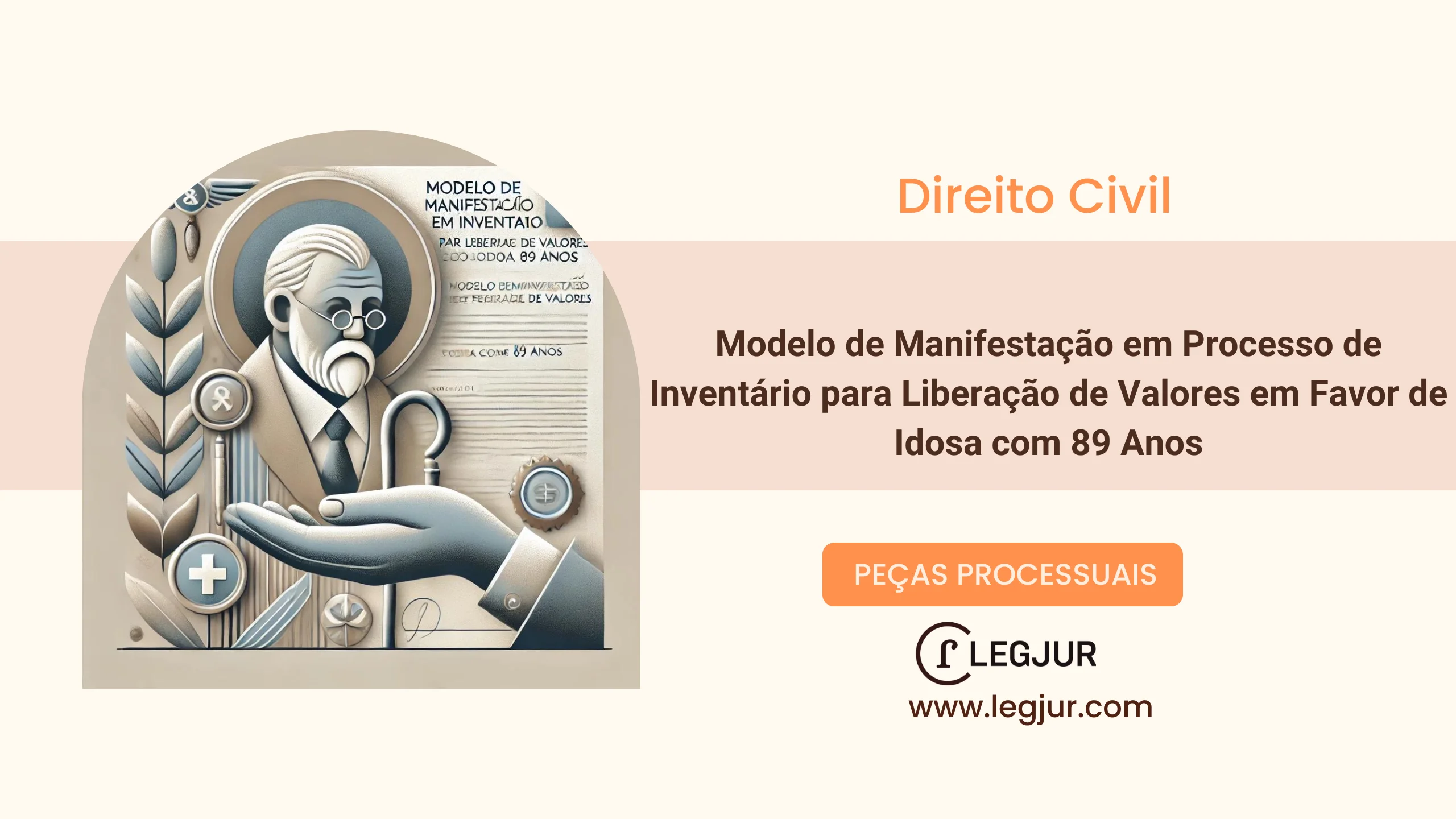 Modelo de Manifestação em Processo de Inventário para Liberação de Valores em Favor de Idosa com 89 Anos