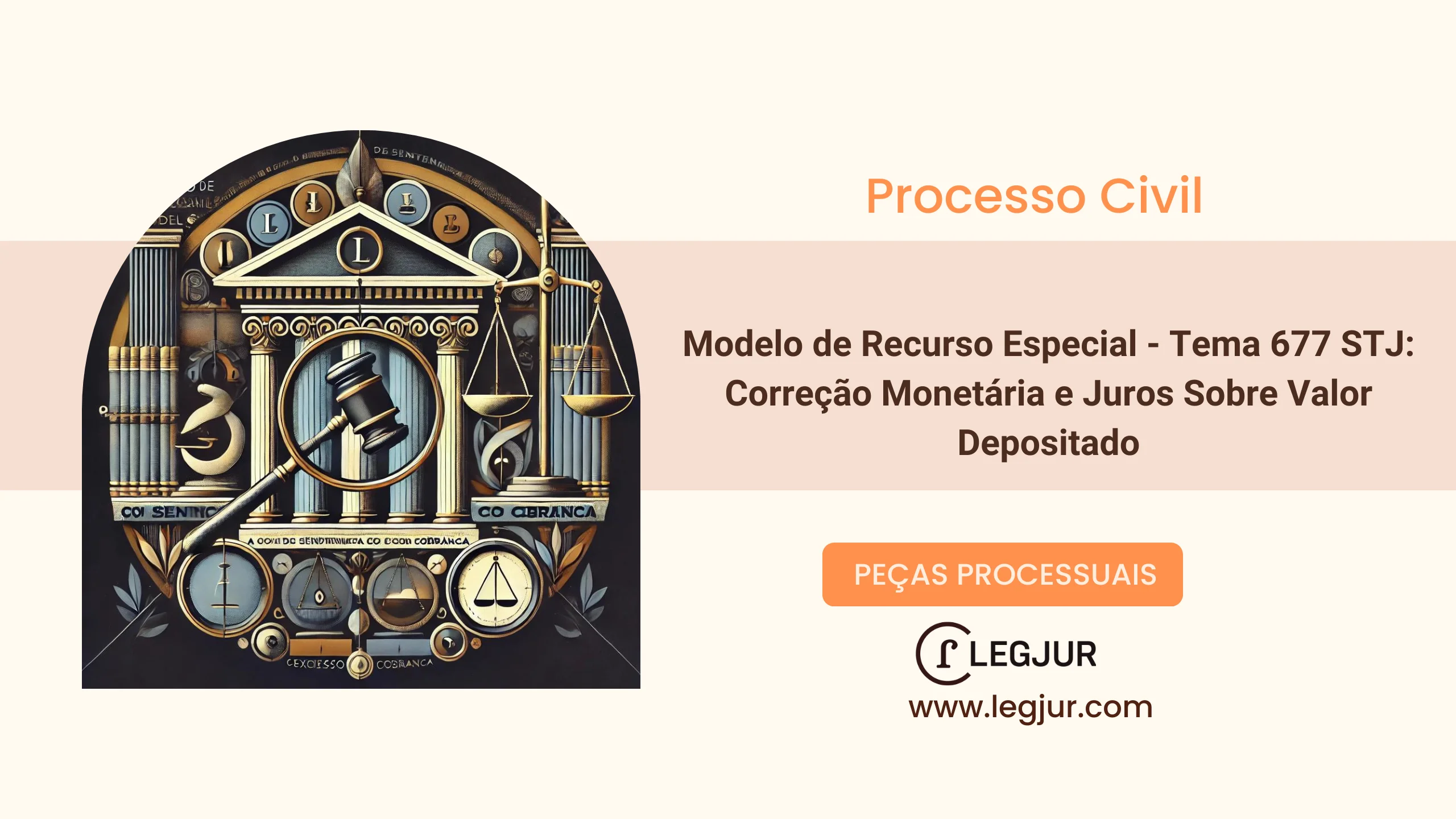 Modelo de Recurso Especial - Tema 677/STJ: Correção Monetária e Juros Sobre Valor Depositado