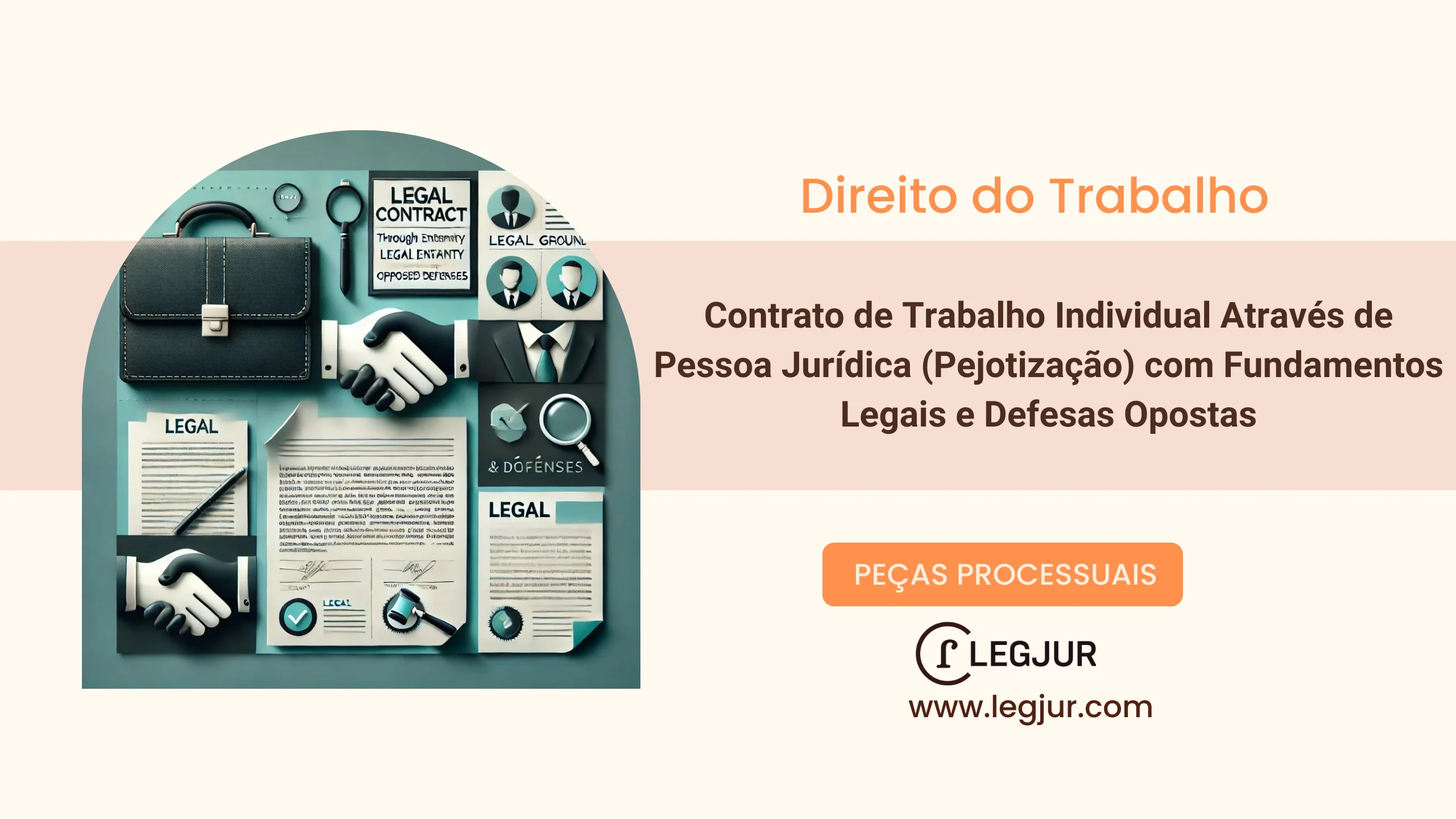 Contrato de Trabalho Individual Através de Pessoa Jurídica (Pejotização) com Fundamentos Legais e Defesas Opostas