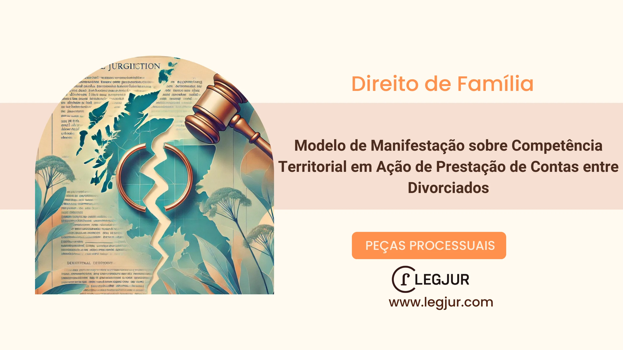 Modelo de Manifestação sobre Competência Territorial em Ação de Prestação de Contas entre Divorciados