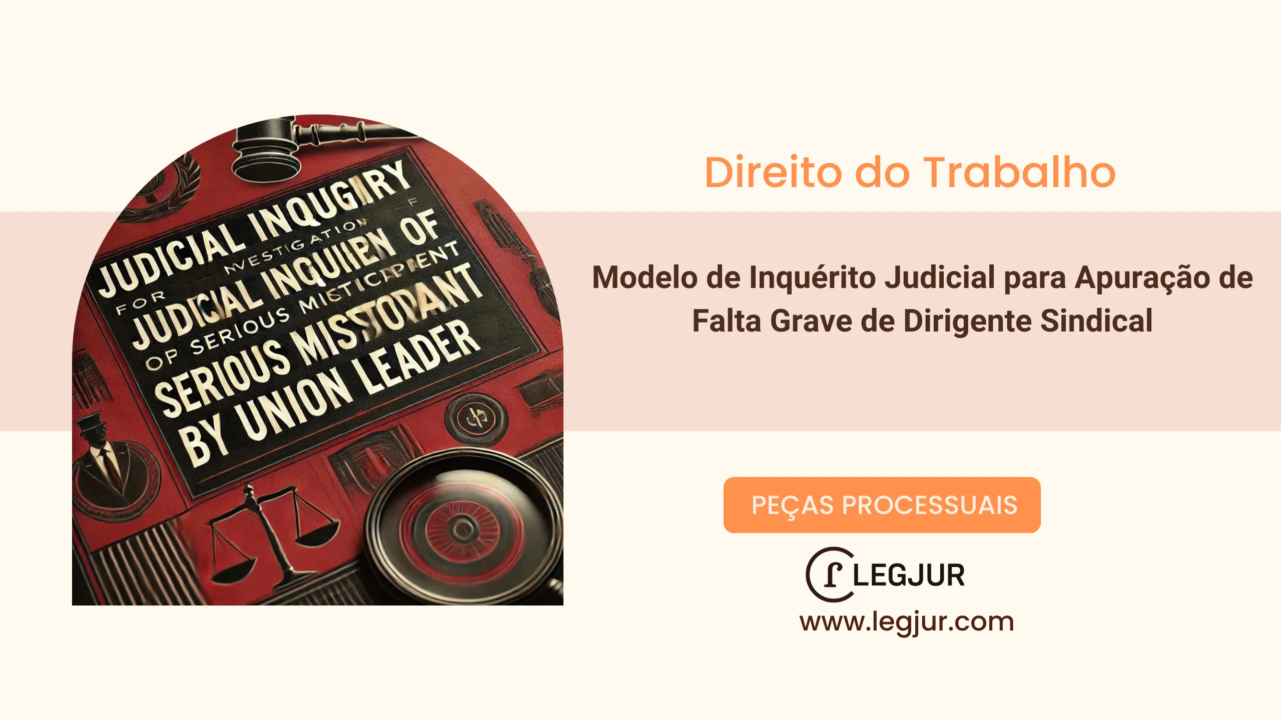 Modelo de Inquérito Judicial para Apuração de Falta Grave de Dirigente Sindical