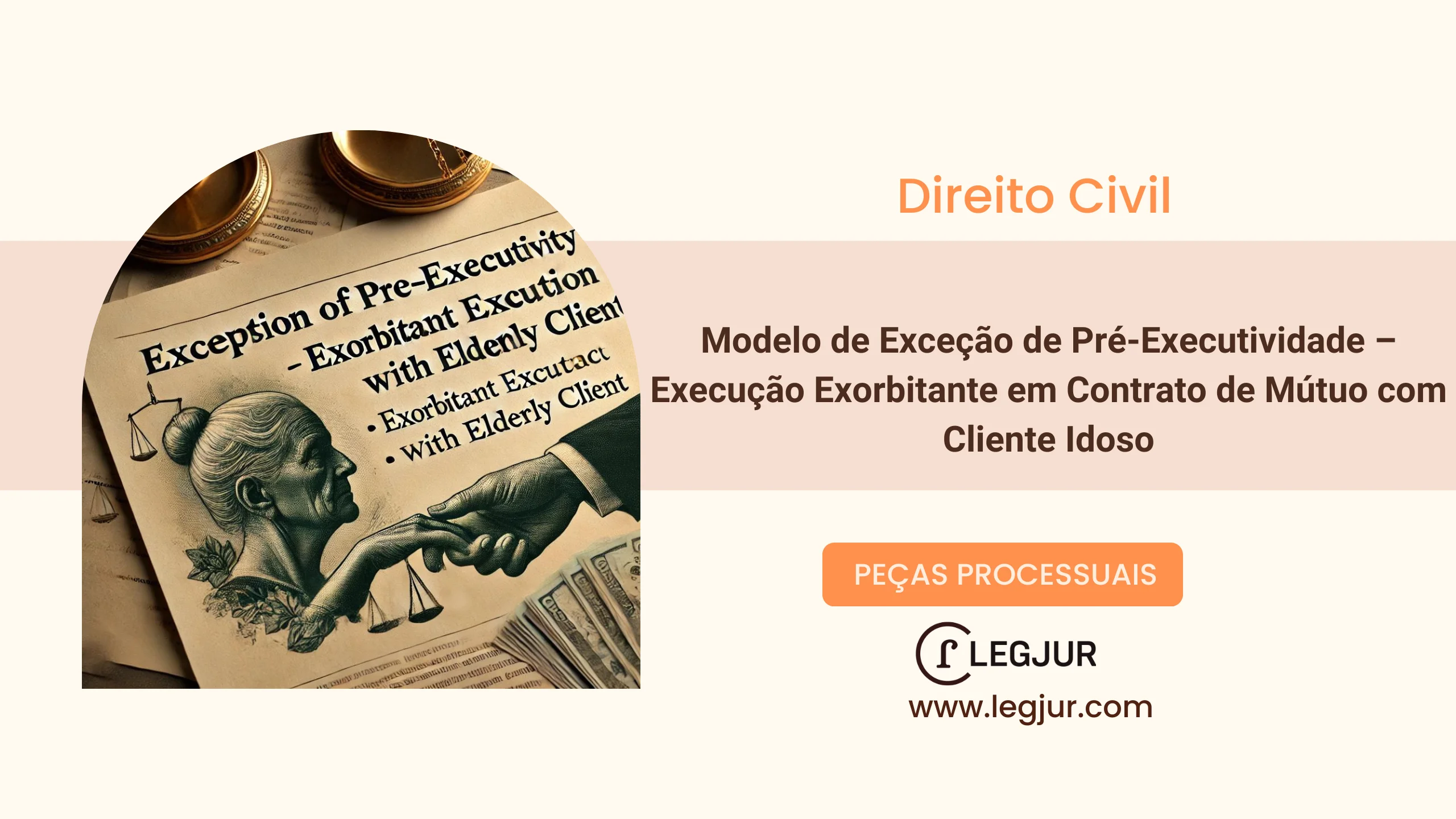 Modelo de Exceção de Pré-Executividade – Execução Exorbitante em Contrato de Mútuo com Cliente Idoso