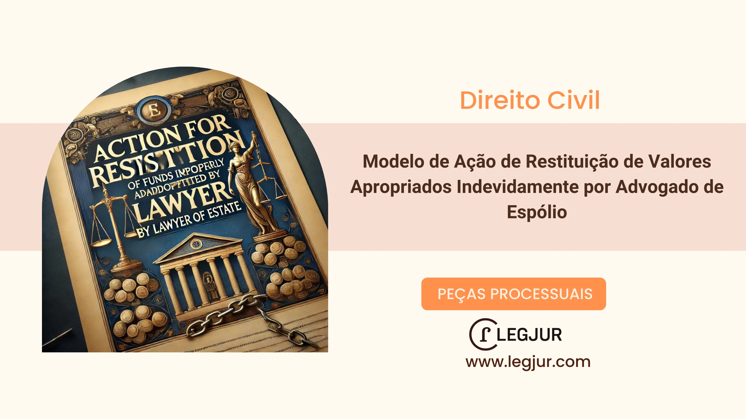 Modelo de Ação de Restituição de Valores Apropriados Indevidamente por Advogado de Espólio