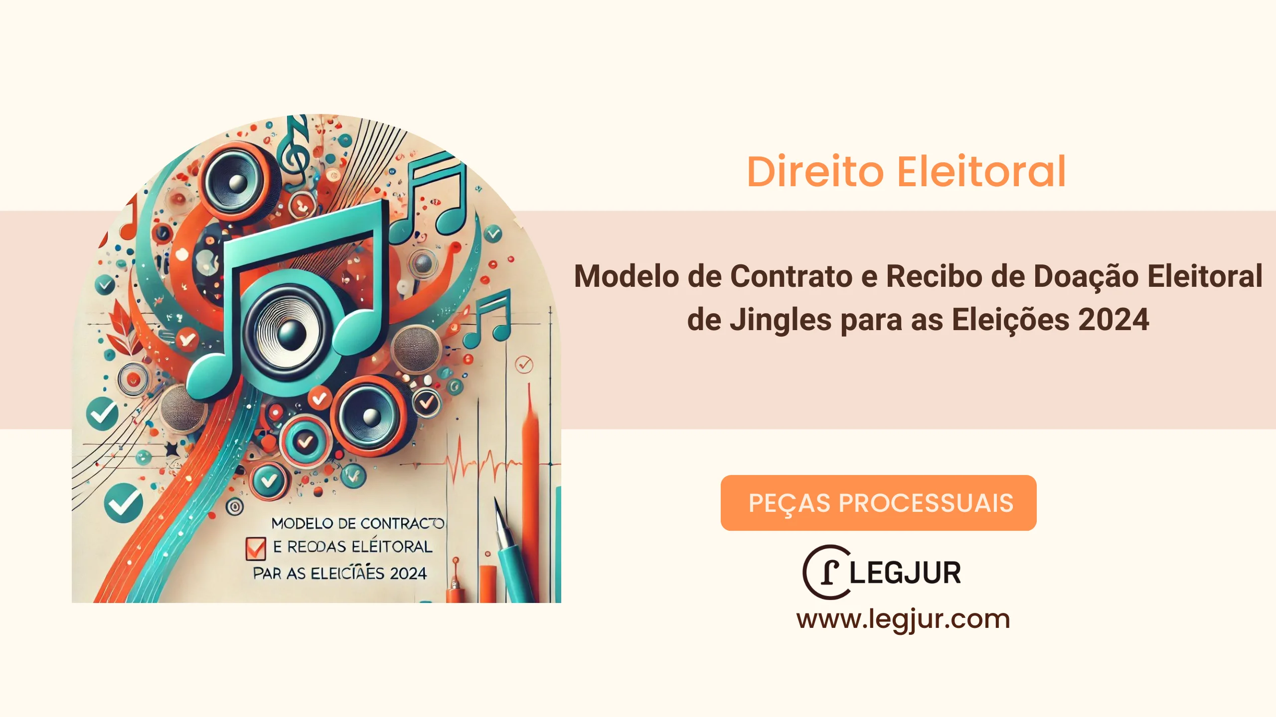 Modelo de Contrato e Recibo de Doação Eleitoral de Jingles para as Eleições 2024