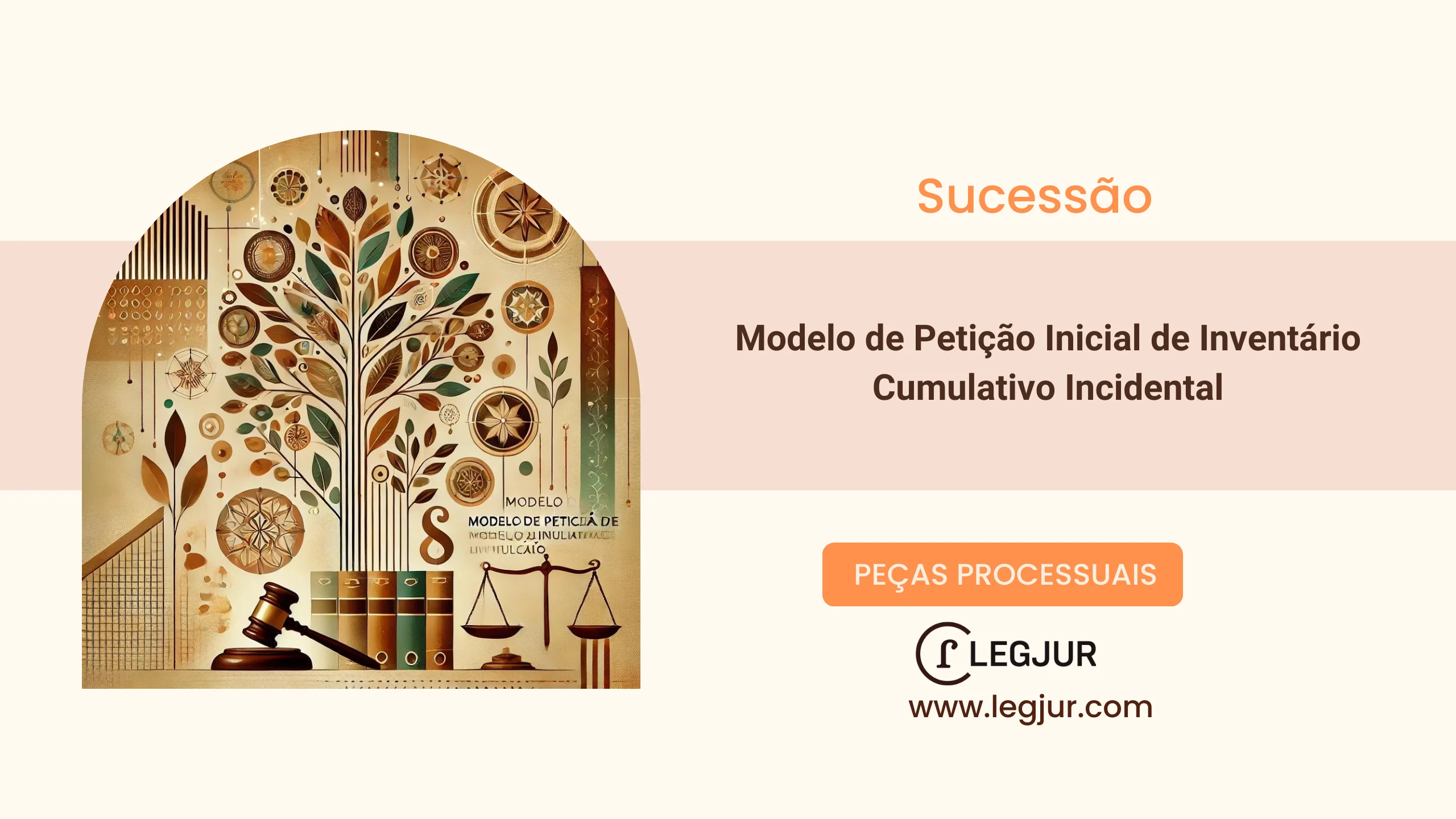 Modelo de Petição Inicial de Inventário Cumulativo Incidental