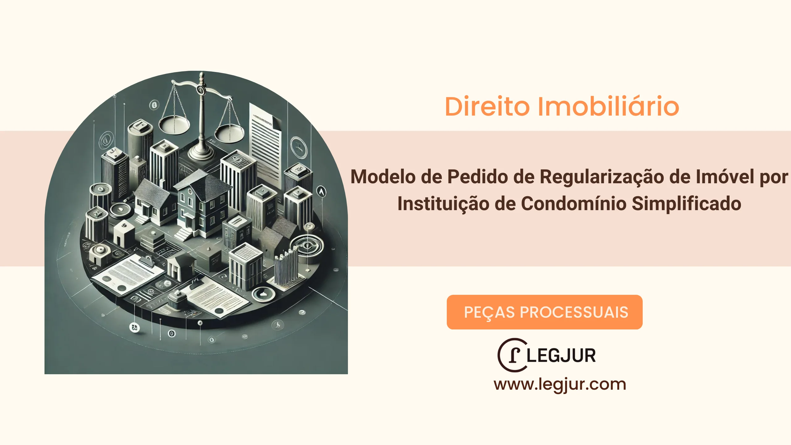 Modelo de Pedido de Regularização de Imóvel por Instituição de Condomínio Simplificado