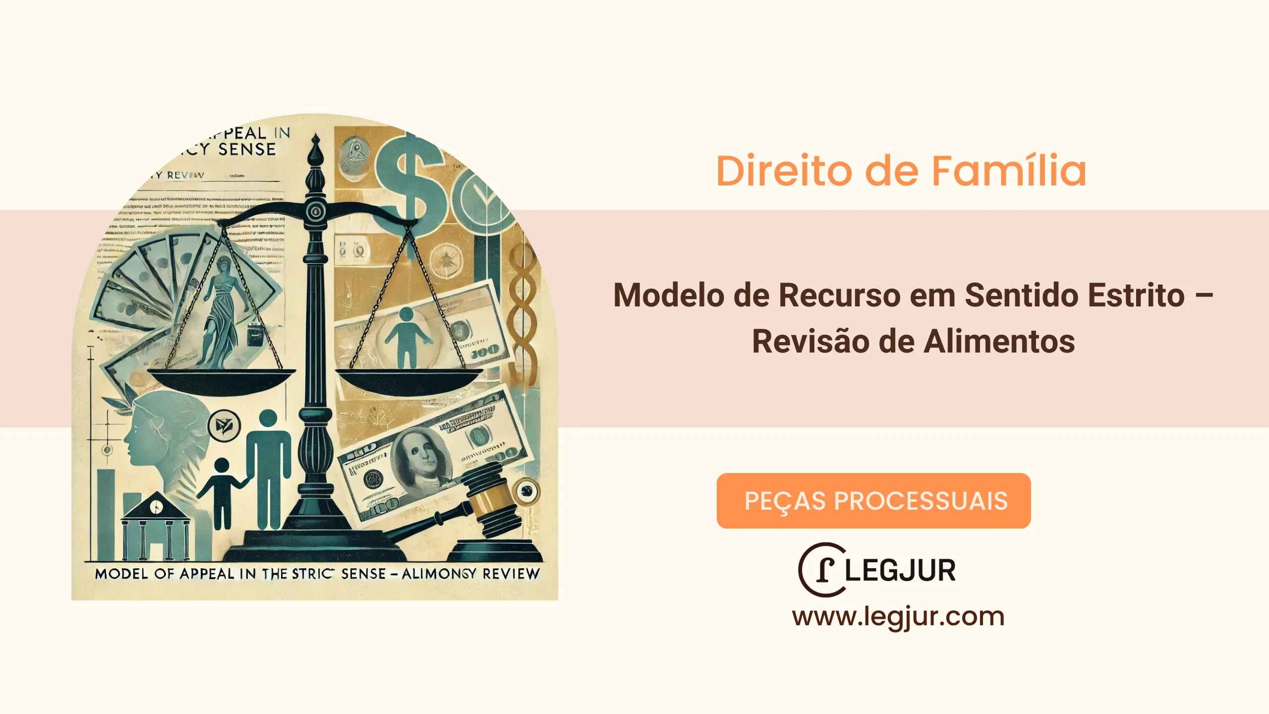 Modelo de Recurso em Sentido Estrito – Revisão de Alimentos