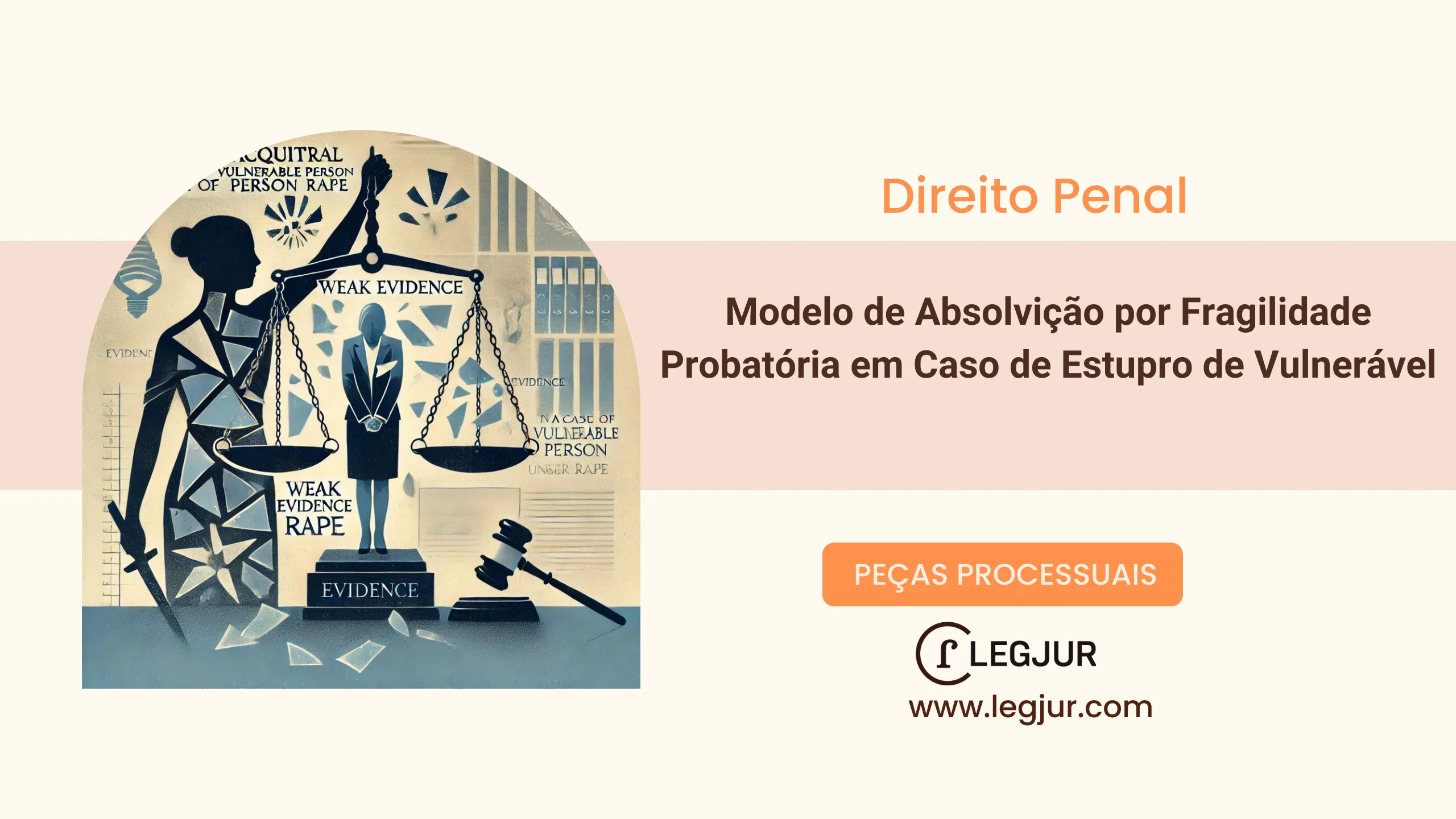 Modelo de Absolvição por Fragilidade Probatória em Caso de Estupro de Vulnerável