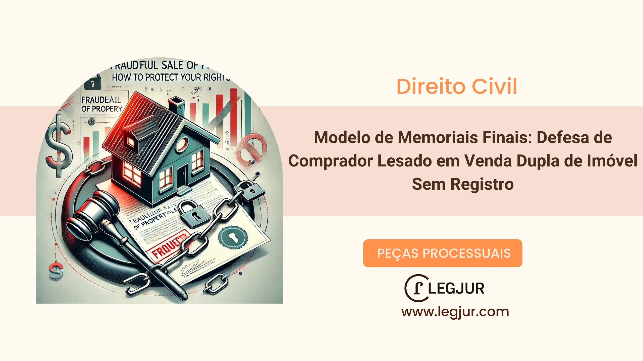 Modelo de Memoriais Finais: Defesa de Comprador Lesado em Venda Dupla de Imóvel Sem Registro