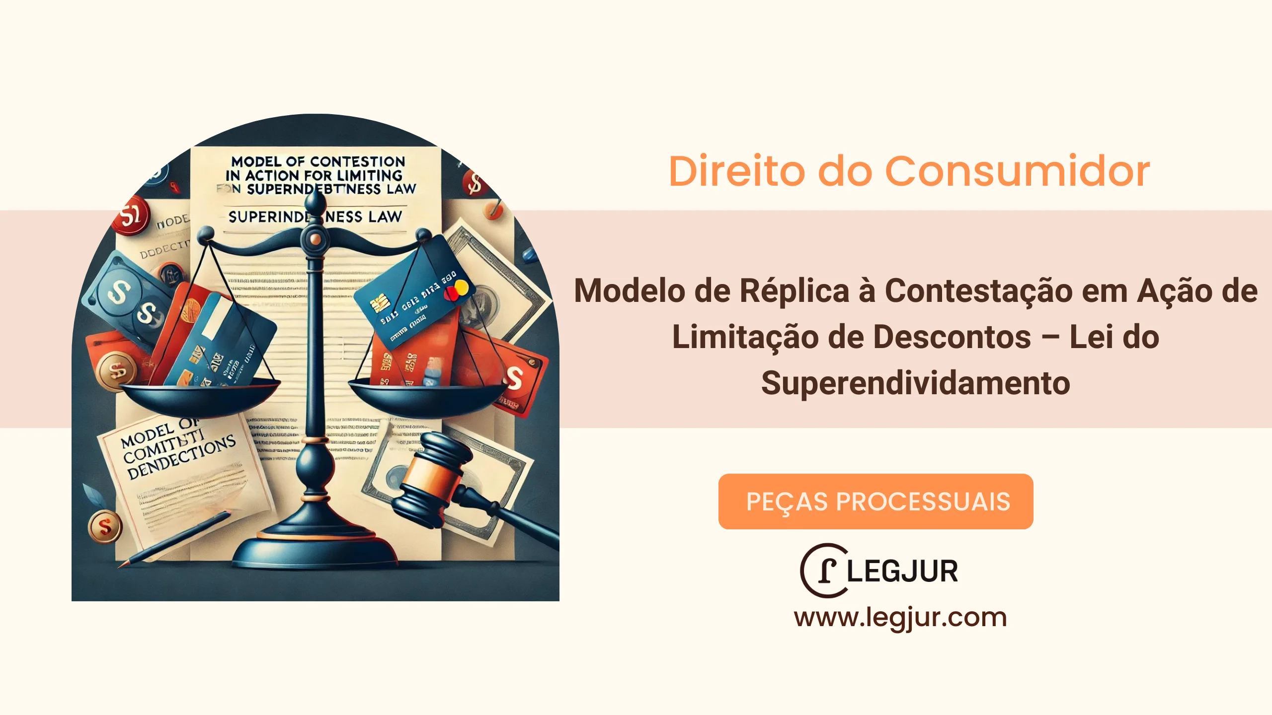 Modelo de Réplica à Contestação em Ação de Limitação de Descontos – Lei do Superendividamento