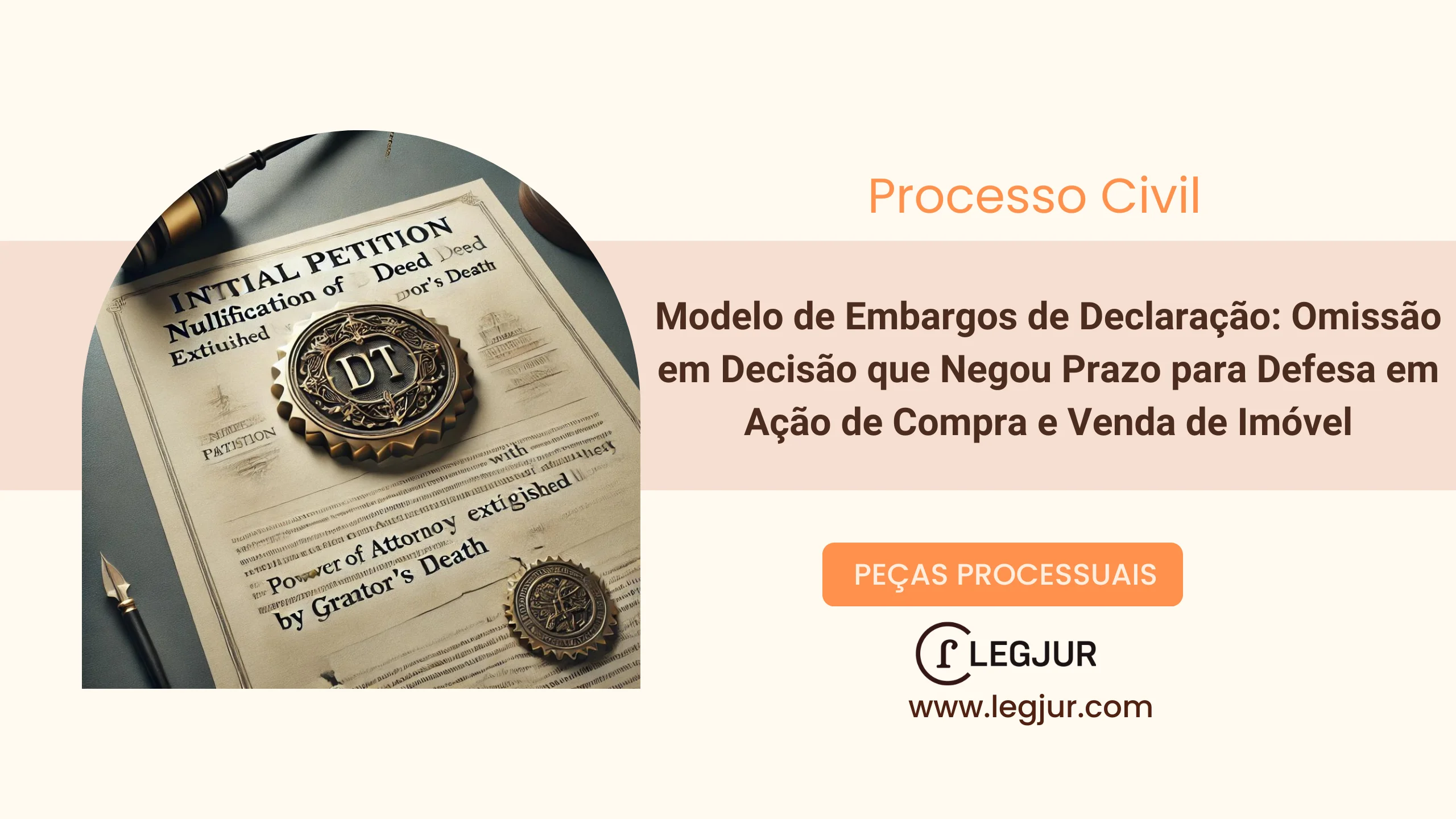 Modelo de Embargos de Declaração: Omissão em Decisão que Negou Prazo para Defesa em Ação de Compra e Venda de Imóvel