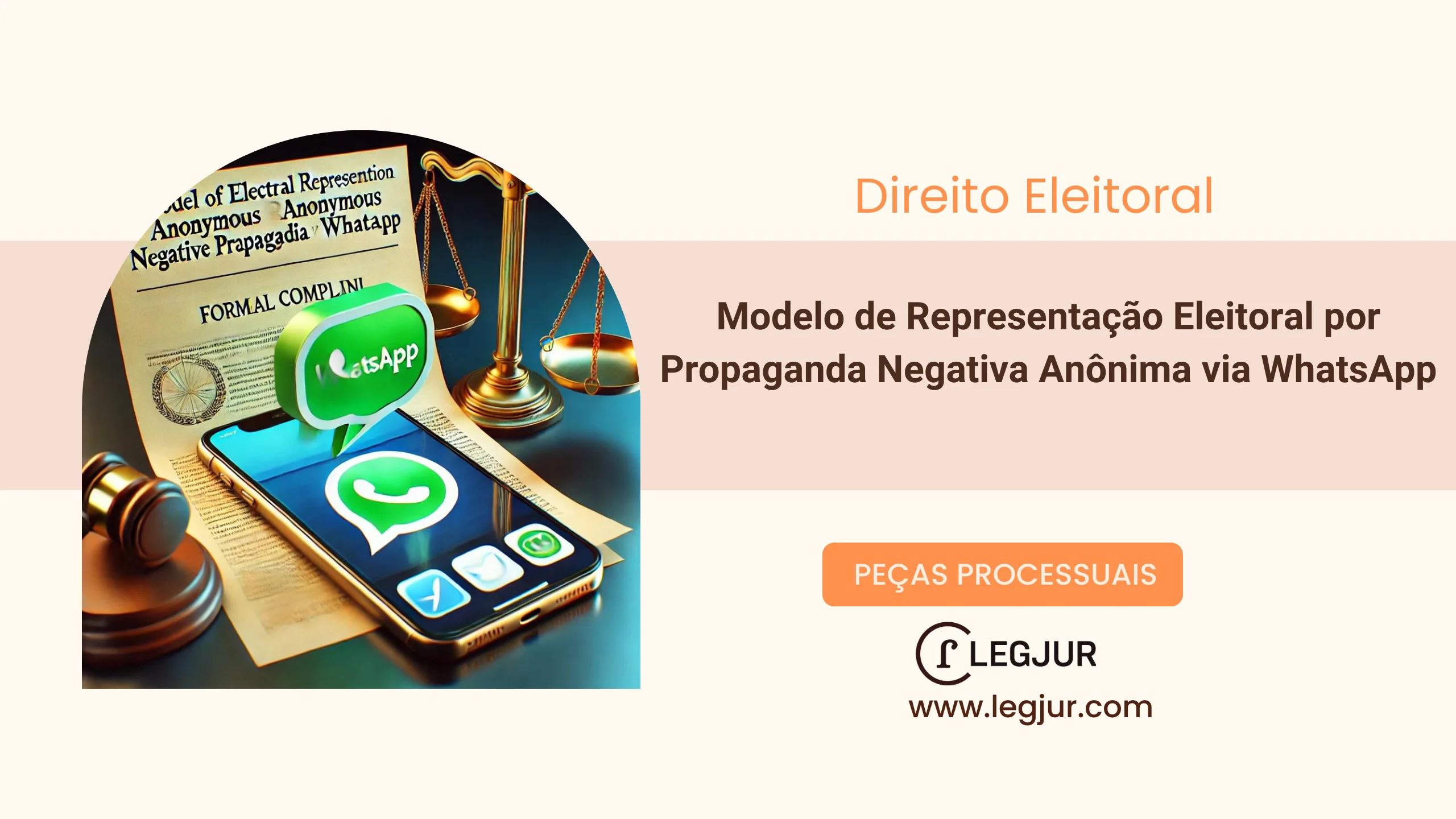 Modelo de Representação Eleitoral por Propaganda Negativa Anônima via WhatsApp