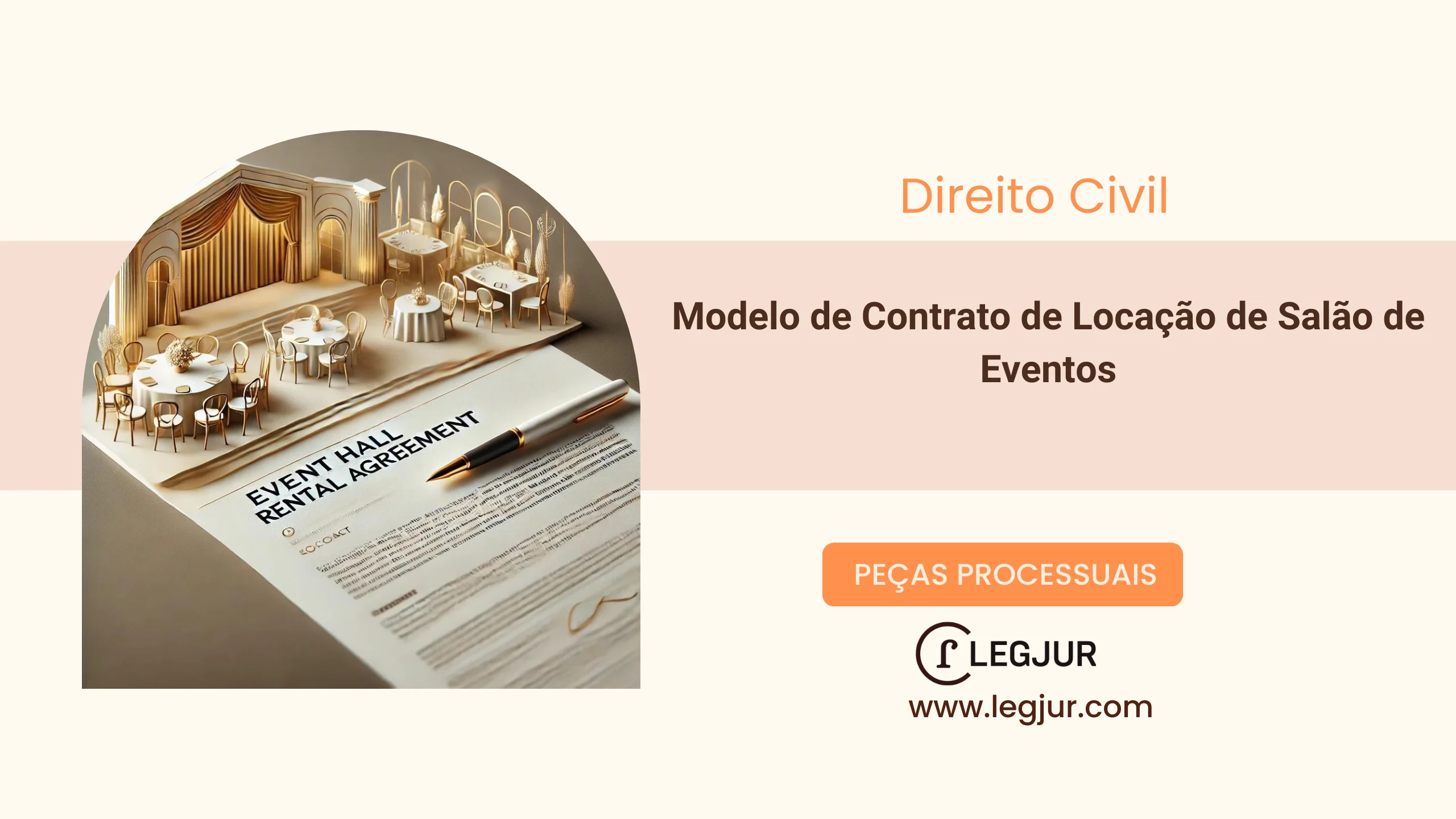 Modelo de Contrato de Locação de Salão de Eventos