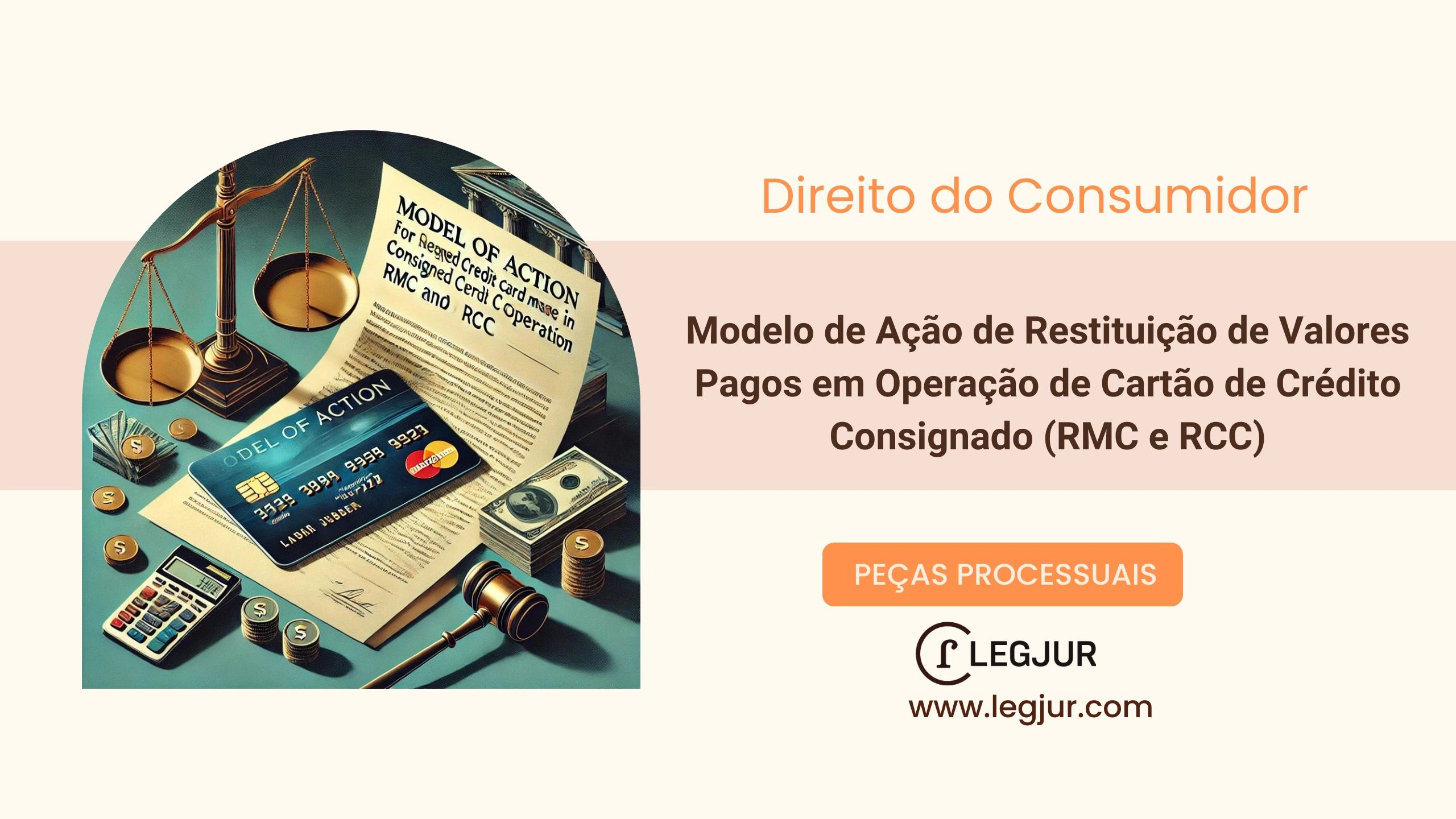 Modelo de Ação de Restituição de Valores Pagos em Operação de Cartão de Crédito Consignado (RMC e RCC)