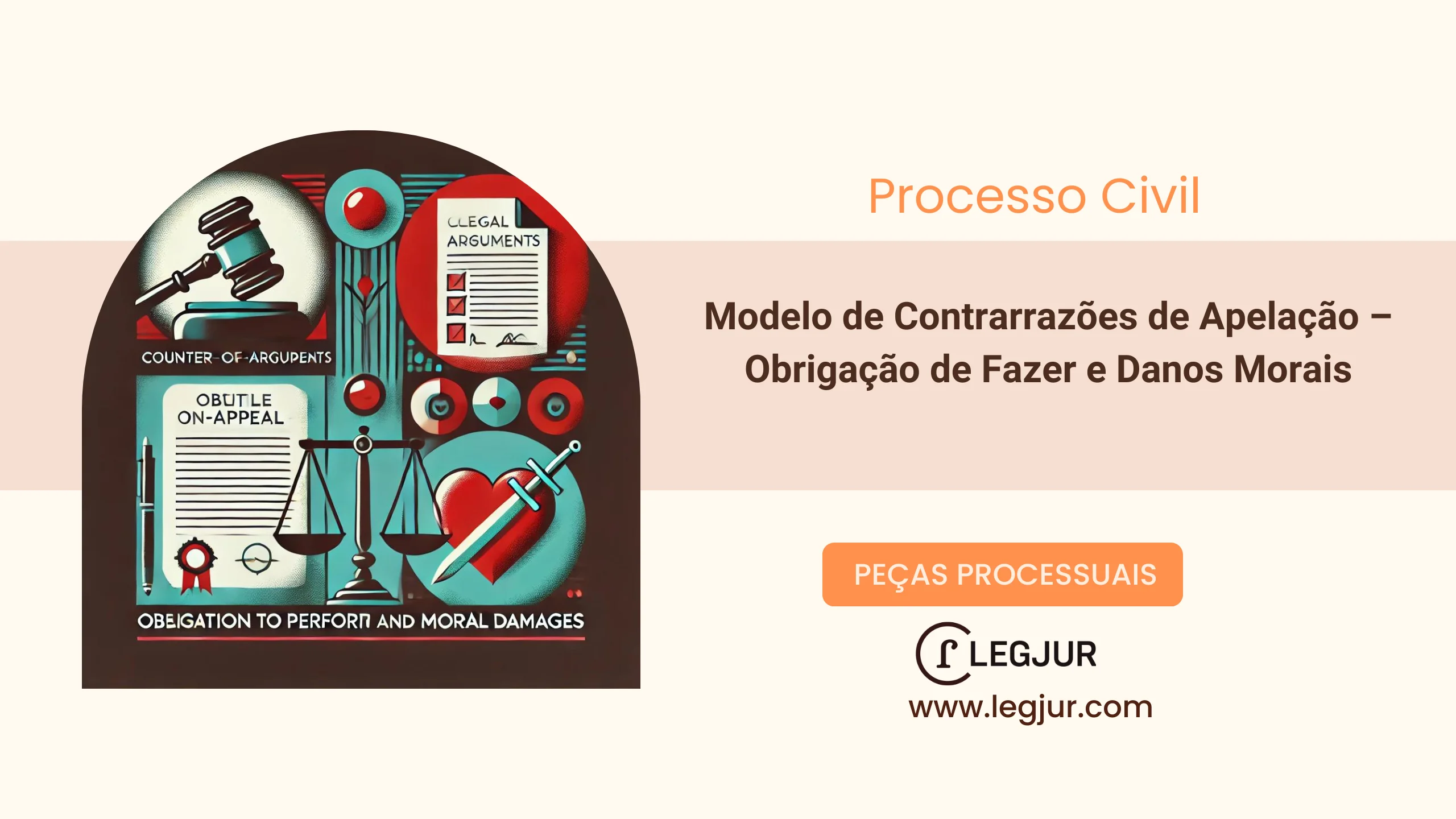 Modelo de Contrarrazões de Apelação – Obrigação de Fazer e Danos Morais